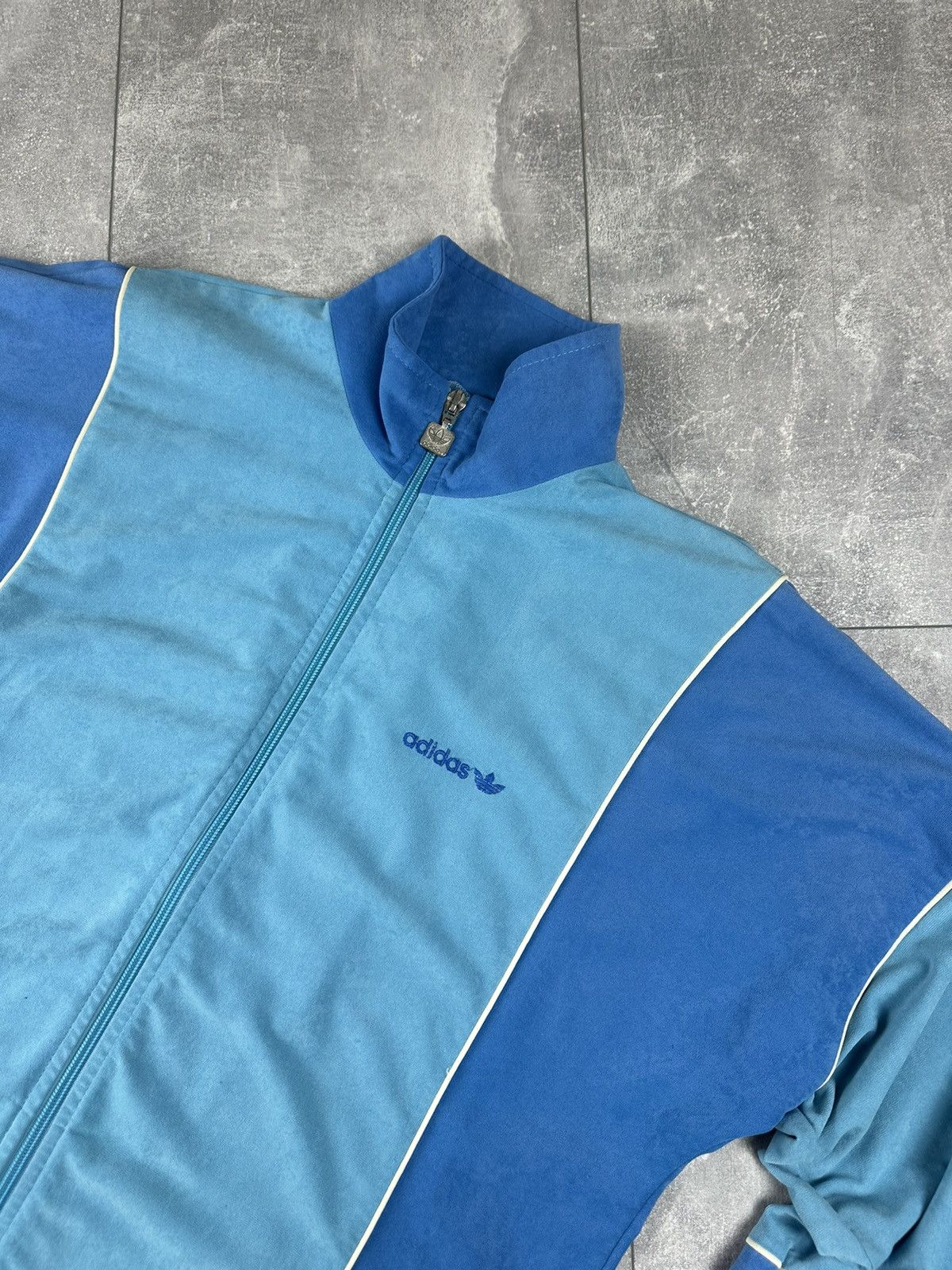 Adidas Adidas West Germany Retro Vintage 80/90S Track-Top Jacket Size US L / EU 52-54 / 3 - 3 Thumbnail
