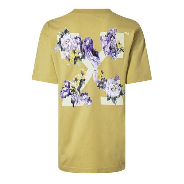 Off-White o1g2r1mq1224 T Shirt in Mustard Size M / US 6-8 / IT 42-44 - 2 Thumbnail