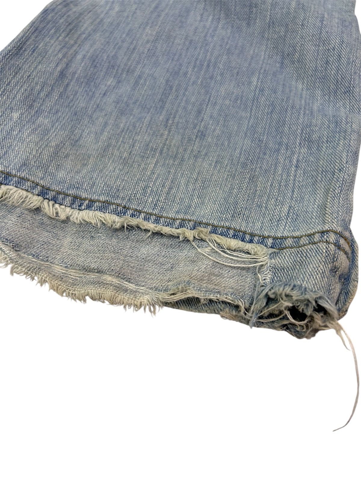 Japanese Brand × Vintage 💥Vintage Japanese Denim Exhibitionist Distressed Punk Jeans Size US 32 / EU 48 - 13 Thumbnail