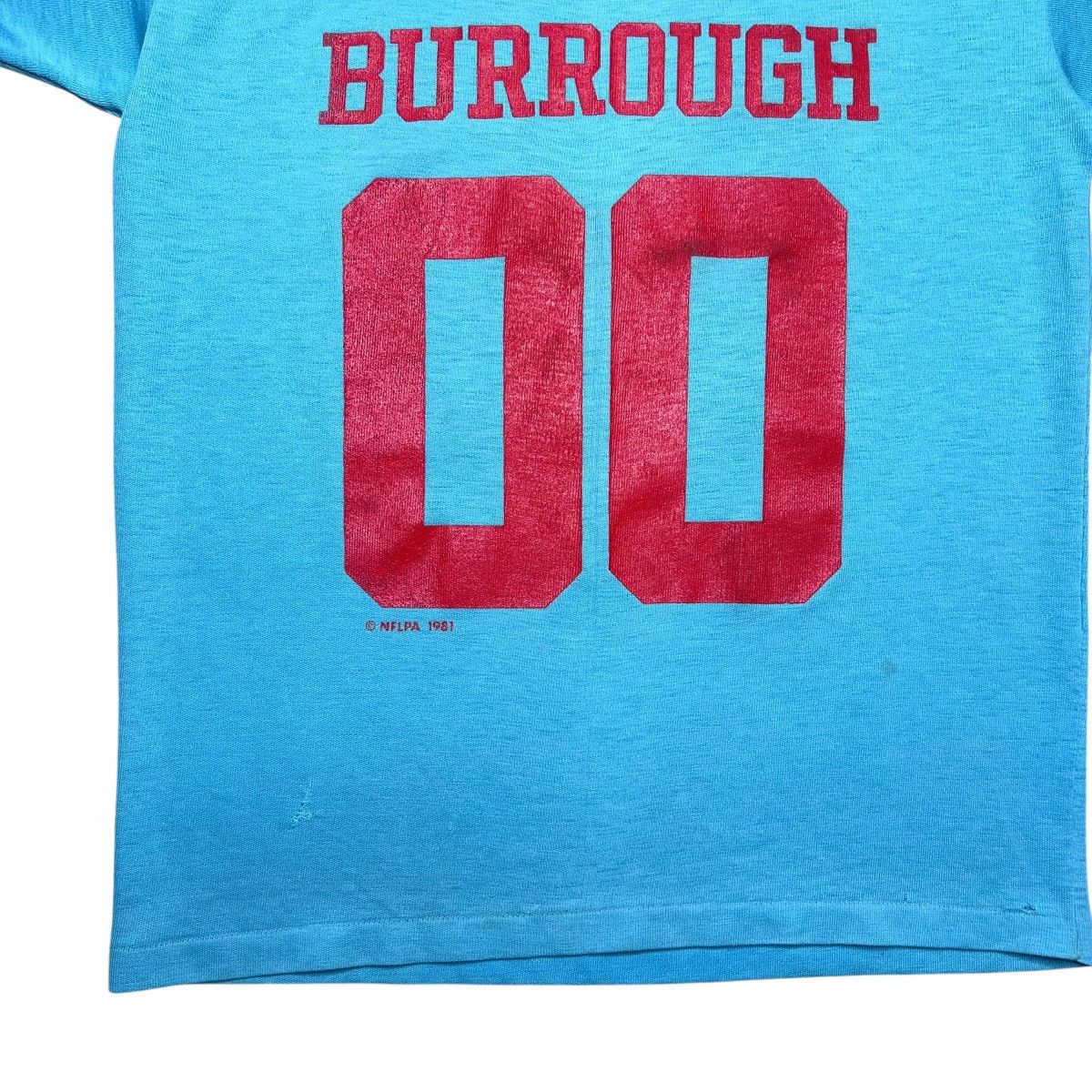 NFL NFL Houston Oilers Ken Burrough Artex Number Graphic Shirt Size US M / EU 48-50 / 2 - 12 Thumbnail