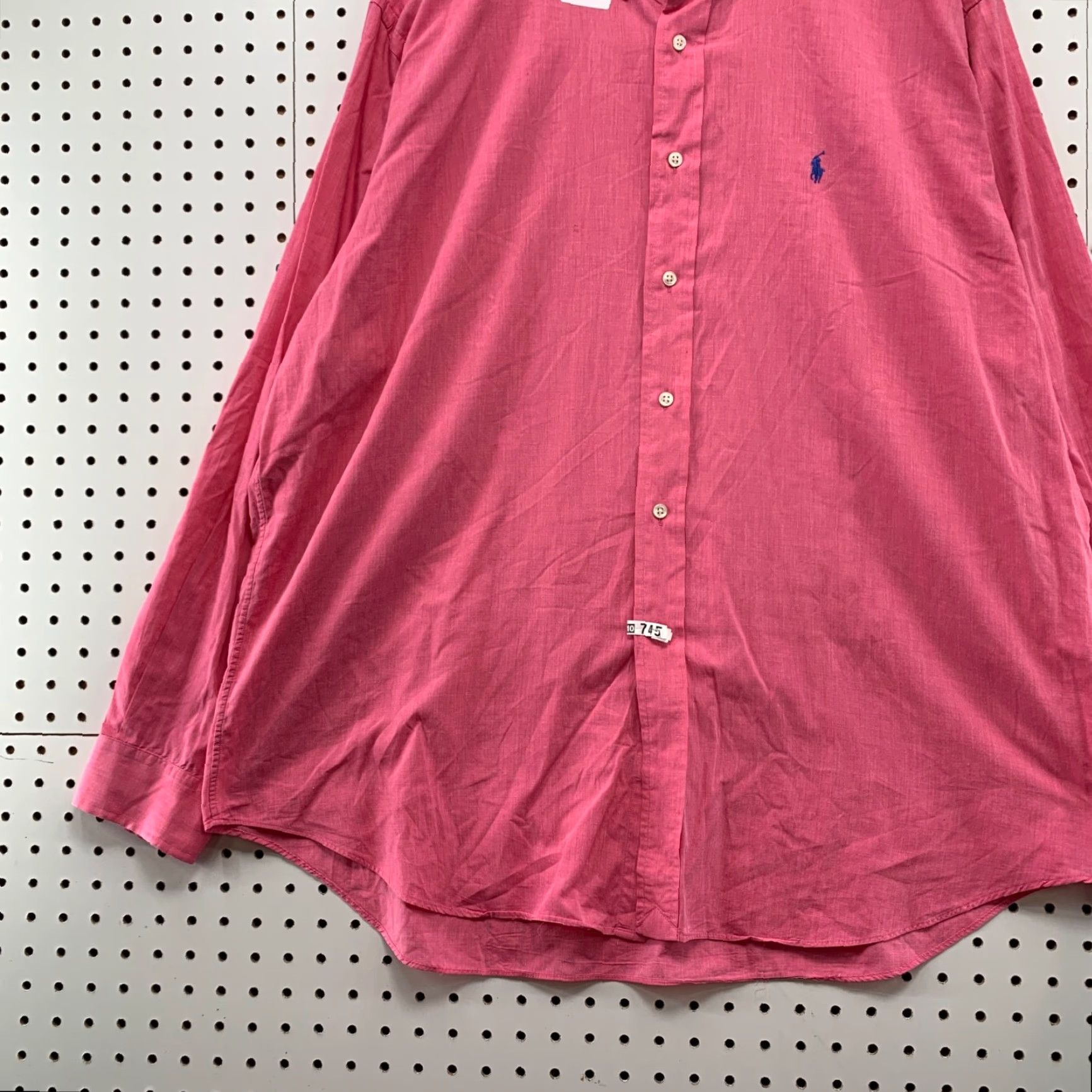 Ralph Lauren Ralph Lauren Button-Down Shirt Mens XL Pink Long Sleeve Lightweight Preppy 27x34 Clothing Shirt Mens XL Pink Classic 90s Style Size US XL / EU 56 / 4 - 5 Thumbnail