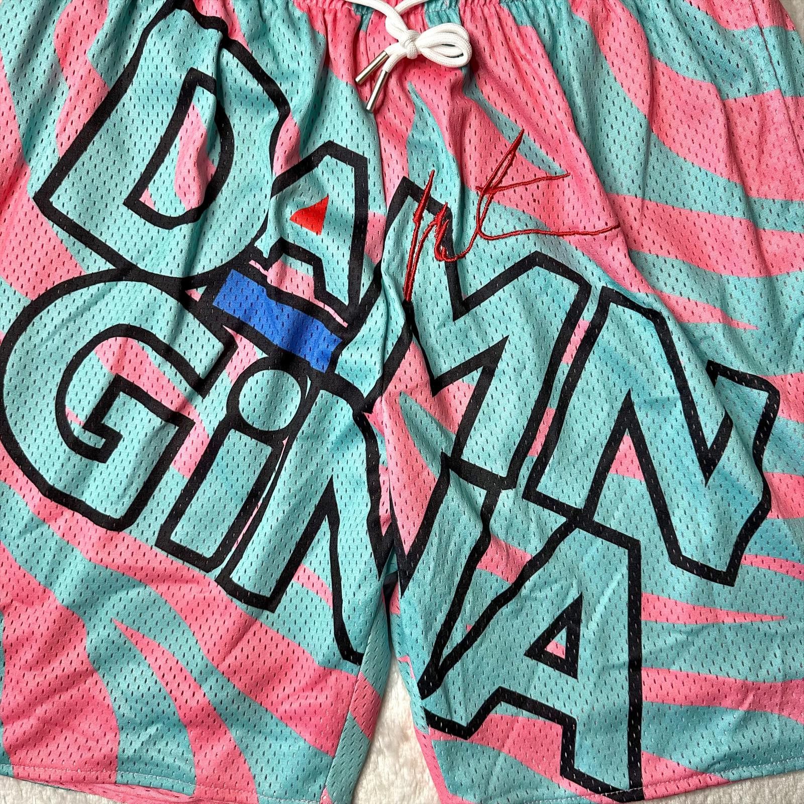 Designer NWT Headgear Damn Gina Martin Basketball Shorts Pink Men’s L Size US 34 / EU 50 - 3 Thumbnail