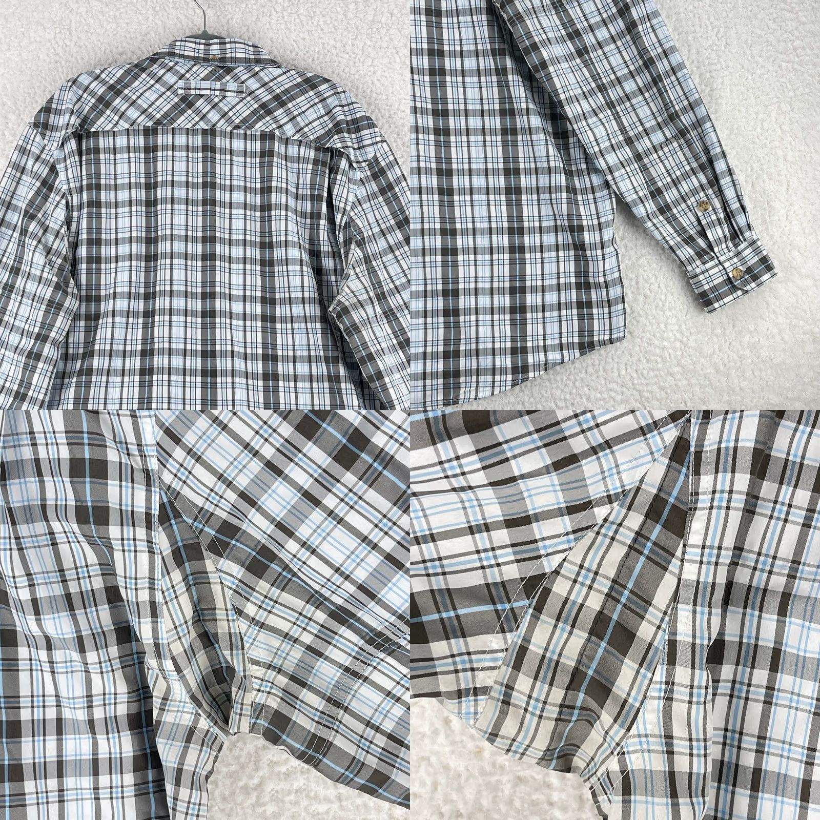 Vintage Duluth Trading Co. Gray Plaid Button-Down Shirt Mens Long Sleeve Size XLT Tall Gray Plaid Shirt Mens Long Sleeve Duluth Trading Co. Size US XL / EU 56 / 4 - 10 Thumbnail