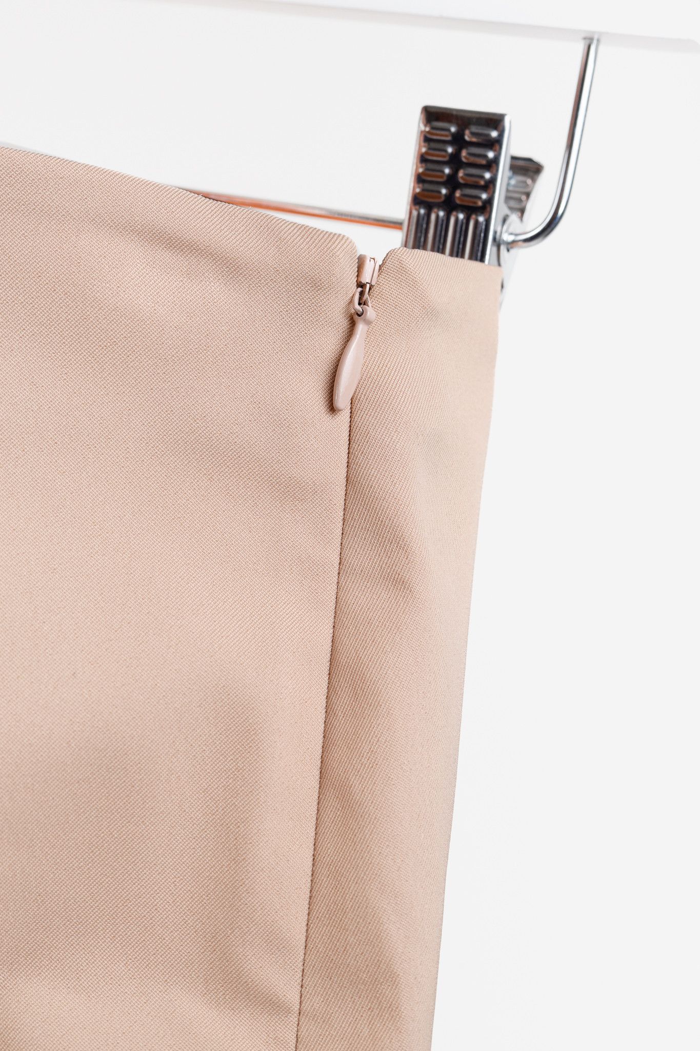 The Row The Row Nude Stretch Twill Topstitched Pants Size 25" / US 0 / IT 36 - 7 Thumbnail