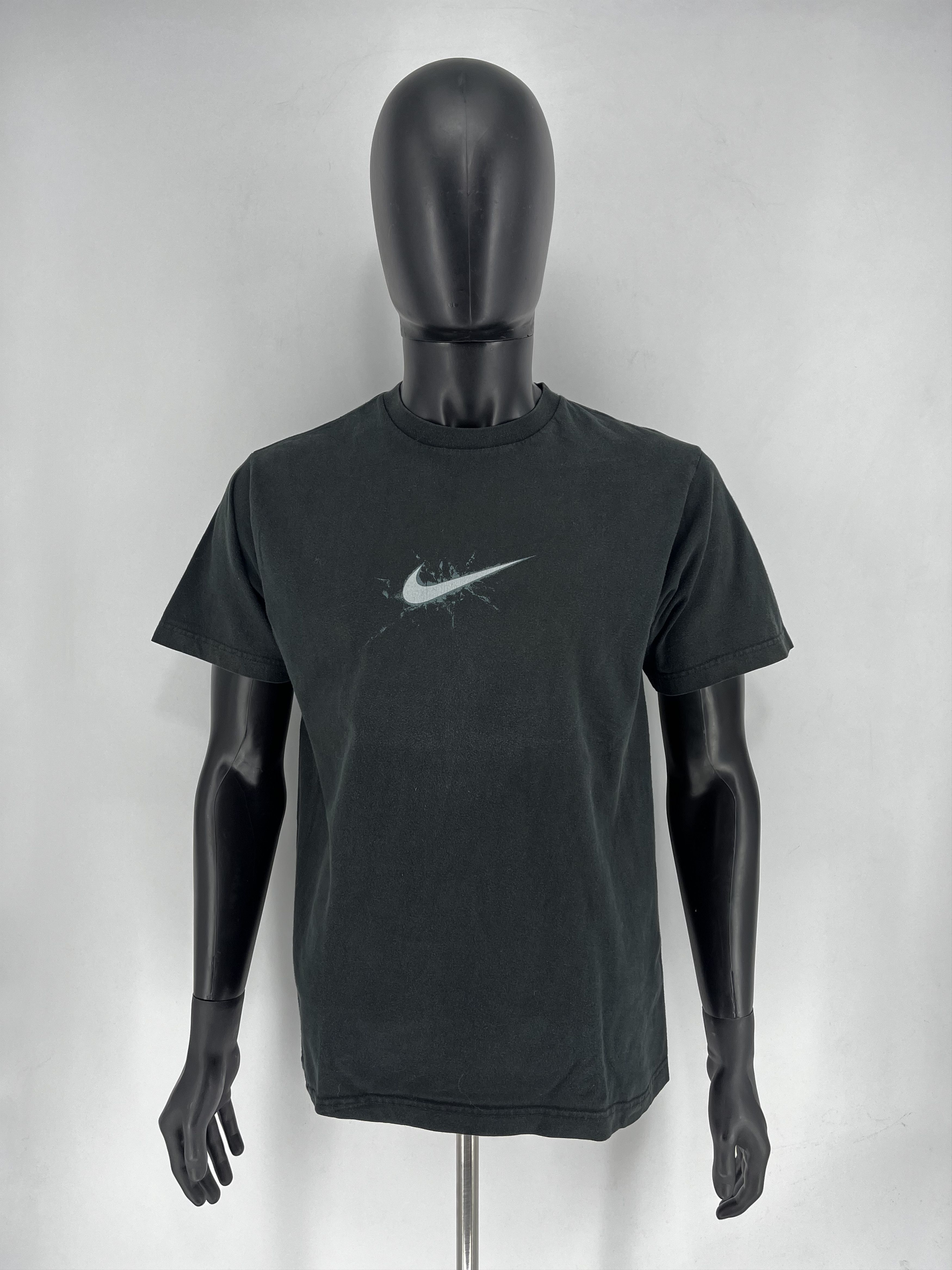 Band Tees × Nike Vintage Y2K Nike Center Swoosh Logo T-Shirt Size US M / EU 48-50 / 2 - 2 Thumbnail