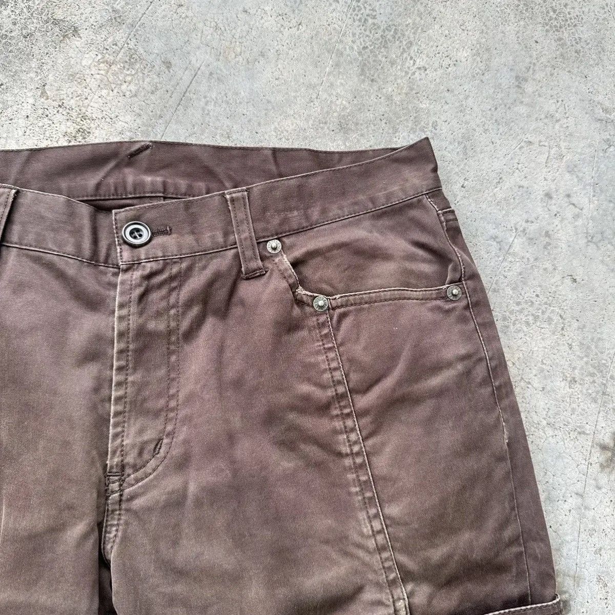 PPFM STEALS💥Vtg PPFM Utility Multipocket Faded Double Bones Pant Size US 31 - 4 Thumbnail