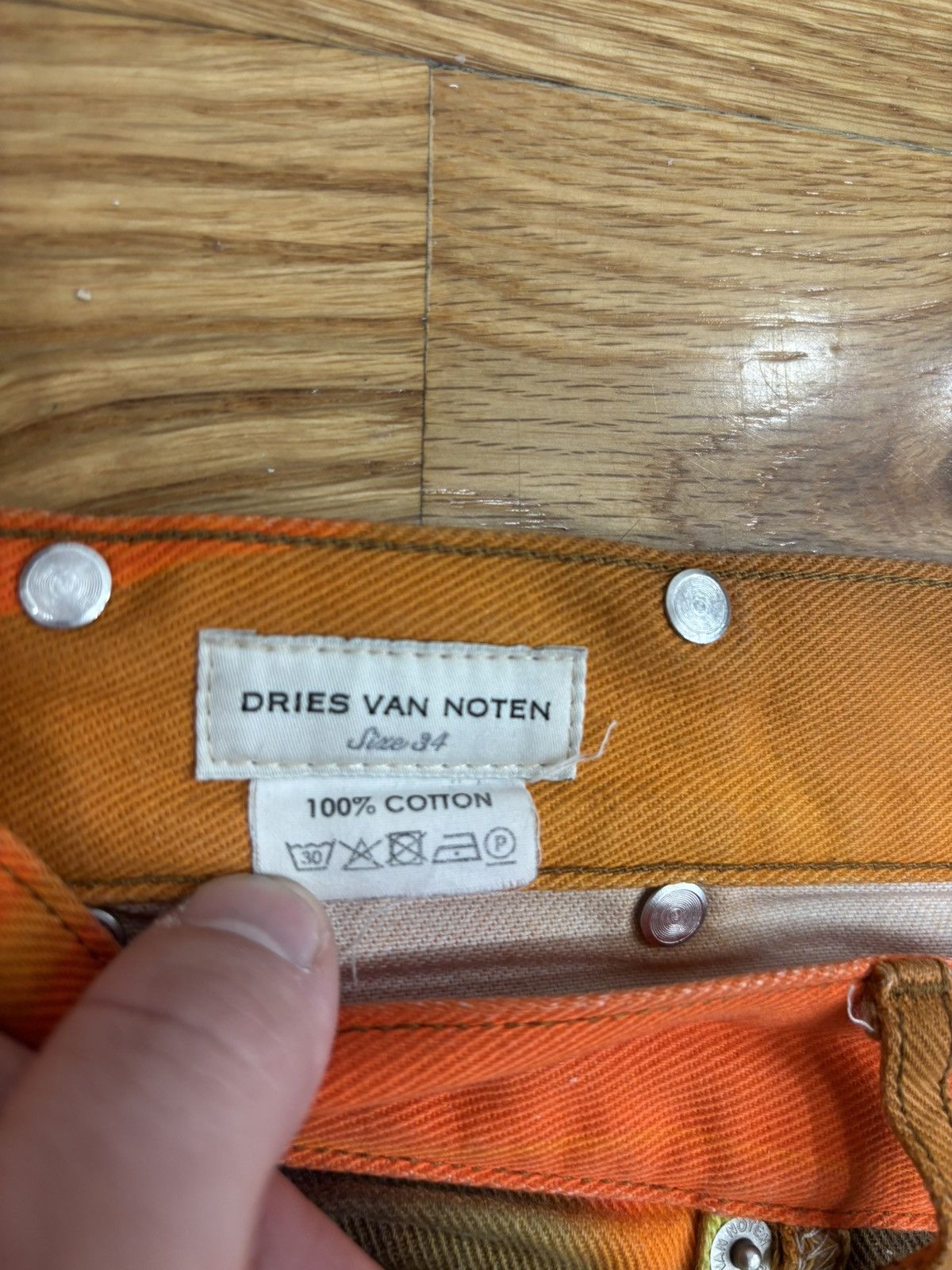 Dries Van Noten Dries Van Noten ss2020 Orange pants Size US 34 / EU 50 - 3 Thumbnail