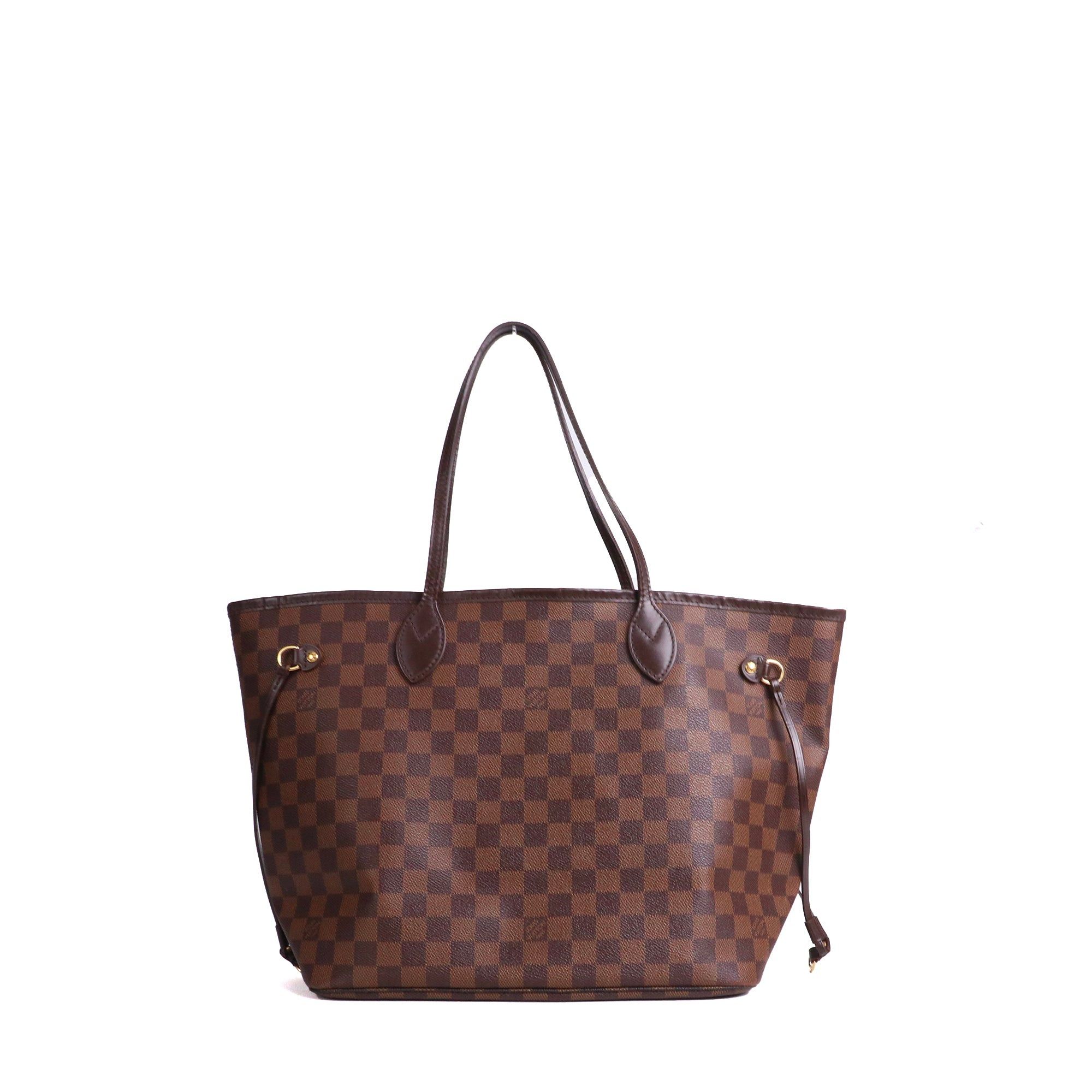Louis Vuitton LOUIS VUITTON - Louis Vuitton Neverfull MM shopping bag in ebony damier canvas Size ONE SIZE - 1 Thumbnail