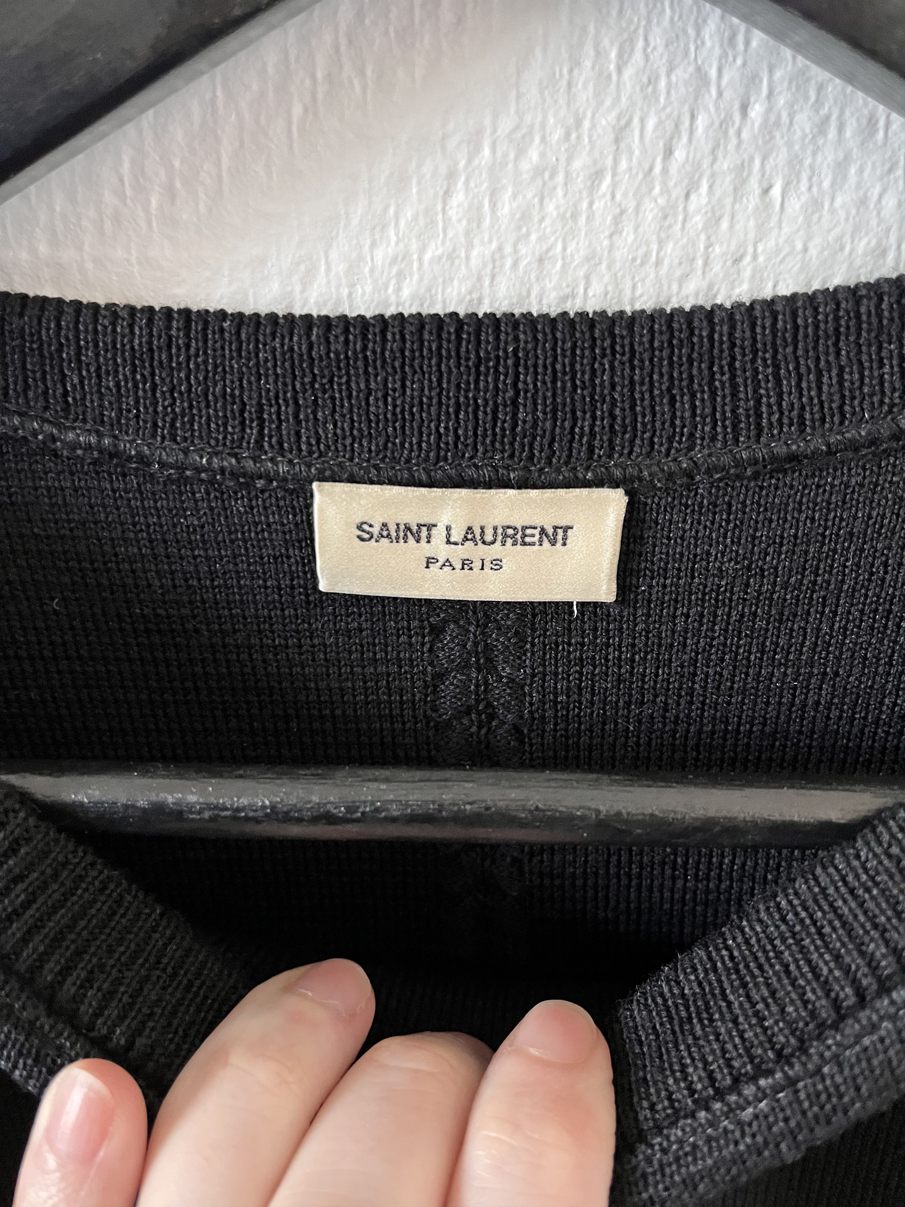 Saint Laurent Paris Saint Laurent Hedi Slimane Zip Shoulder Sweater Size US M / EU 48-50 / 2 - 5 Thumbnail