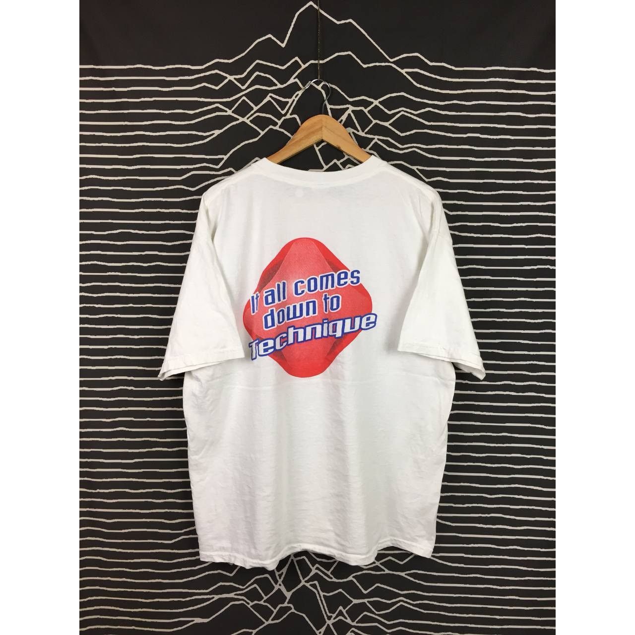 Vintage Vtg Y2K Butler Gum Toothbrush I Love My Technique Promo Tee Size US XL / EU 56 / 4 - 2 Thumbnail