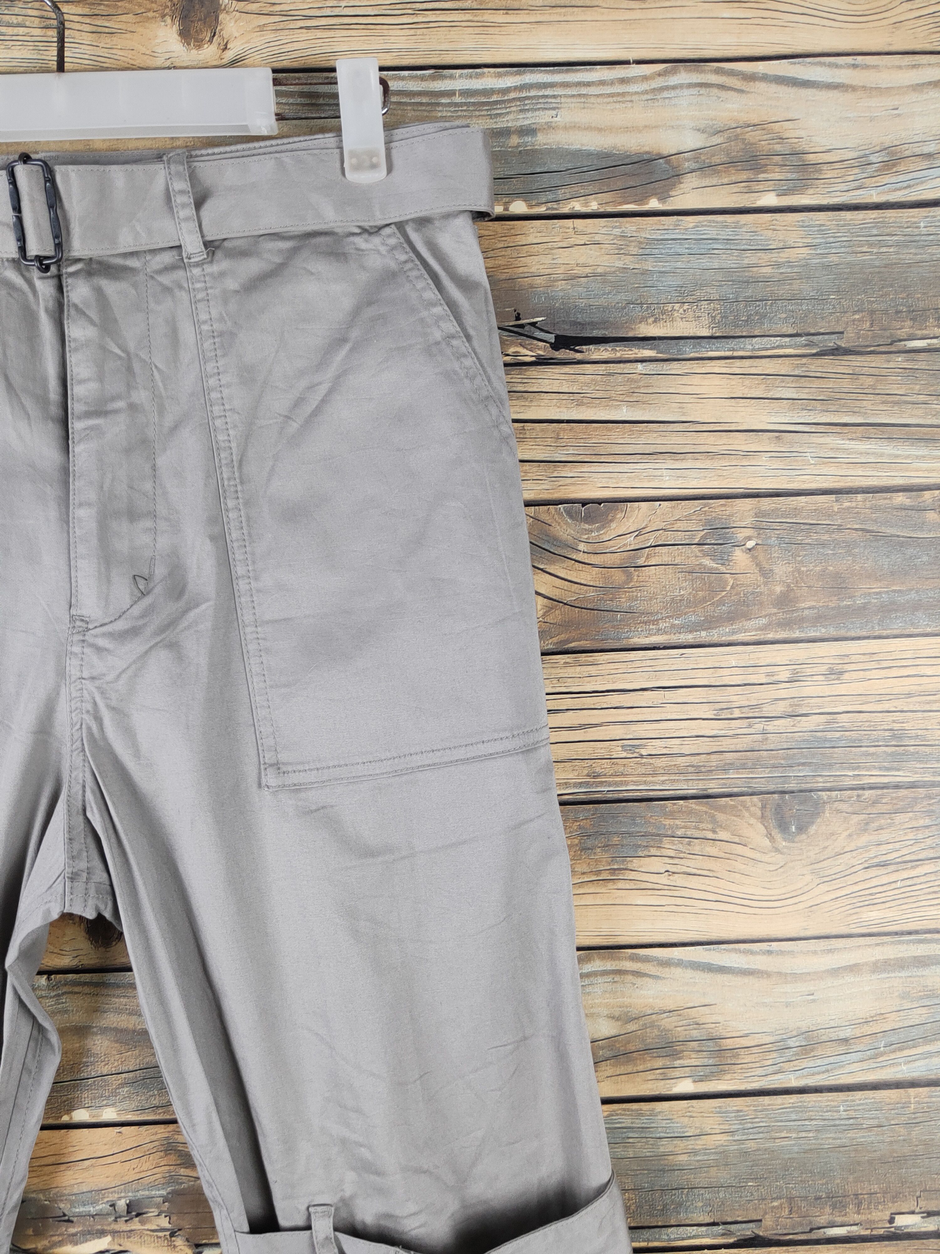 Japanese Brand DL Chord Number 8 Gray Multipocket Casual Pants #1136 Size US 30 / EU 46 - 5 Thumbnail