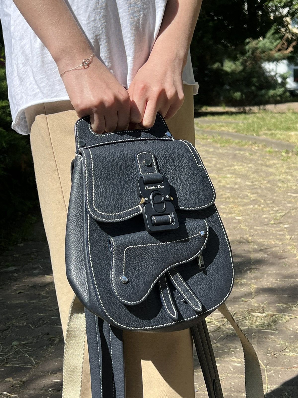Dior Dior Gallop Backpack Dark Blue Size ONE SIZE - 21 Thumbnail