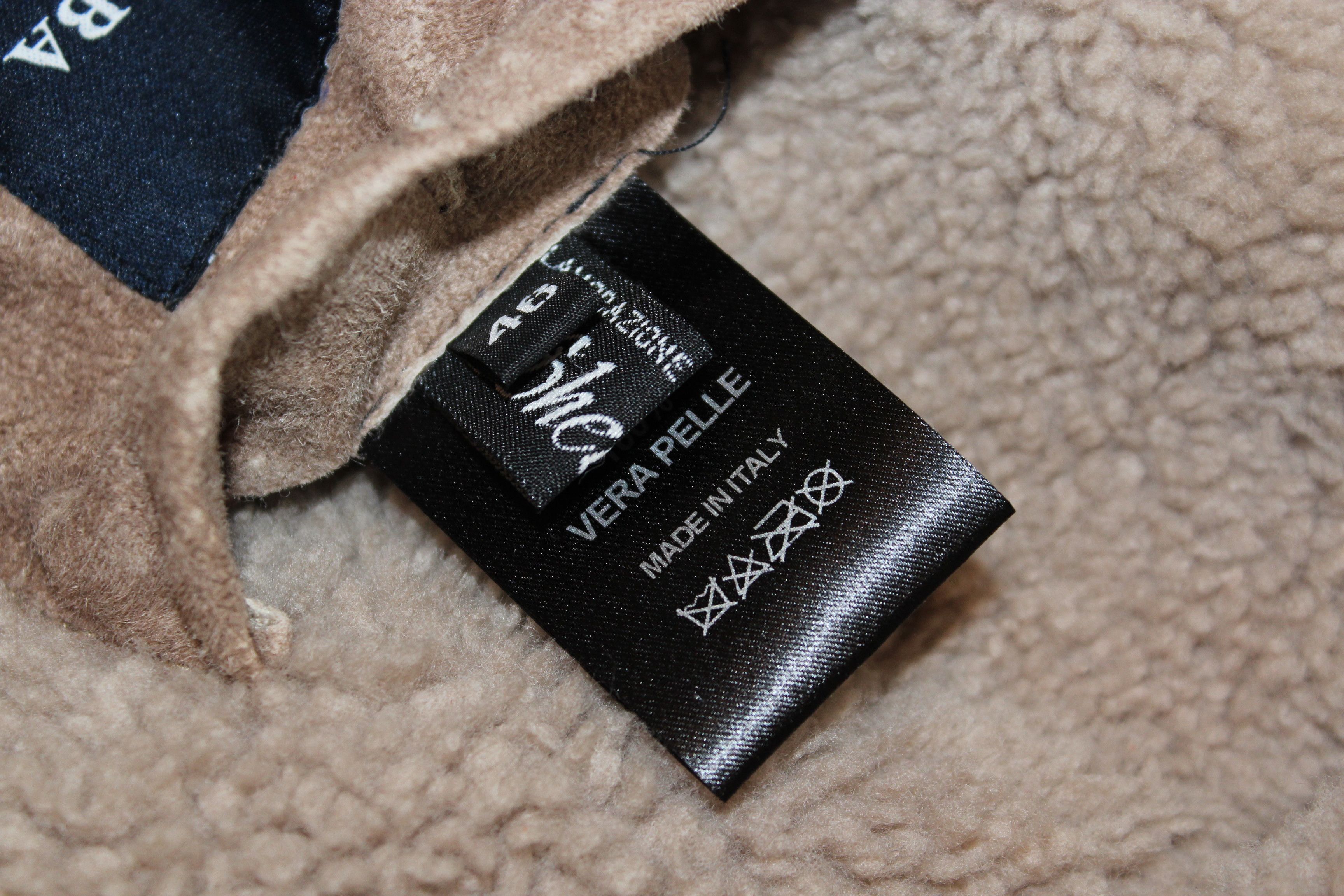 Barba Napoli Barba Napoli Handmade Leather Shearling Jacket Size 46/36 Size US S / EU 44-46 / 1 - 10 Thumbnail