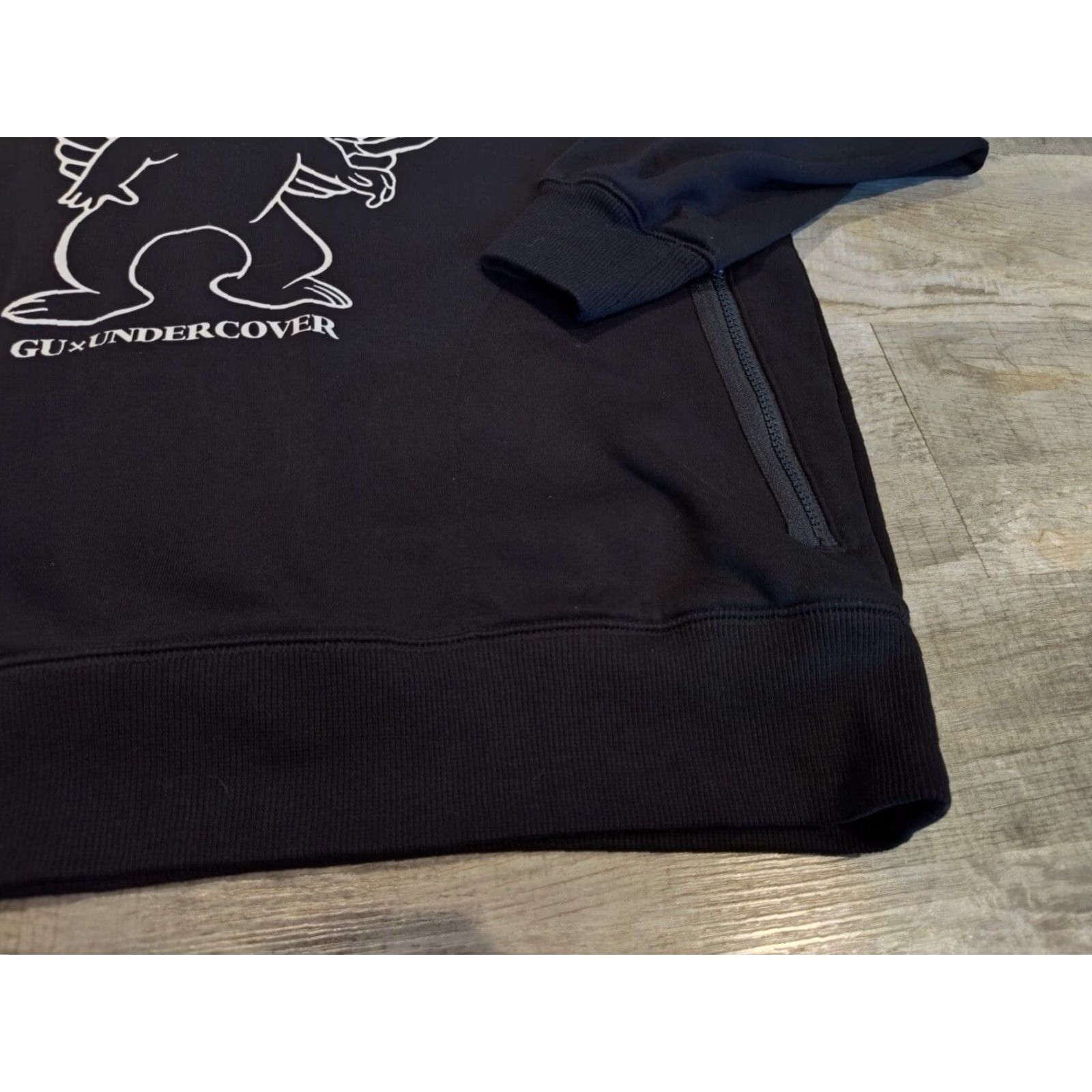 Undercover GU x Undercover Black Hoodie Graphic Alien Pullover Sweatshirt Size M Rare Mens Size US M / EU 48-50 / 2 - 3 Thumbnail