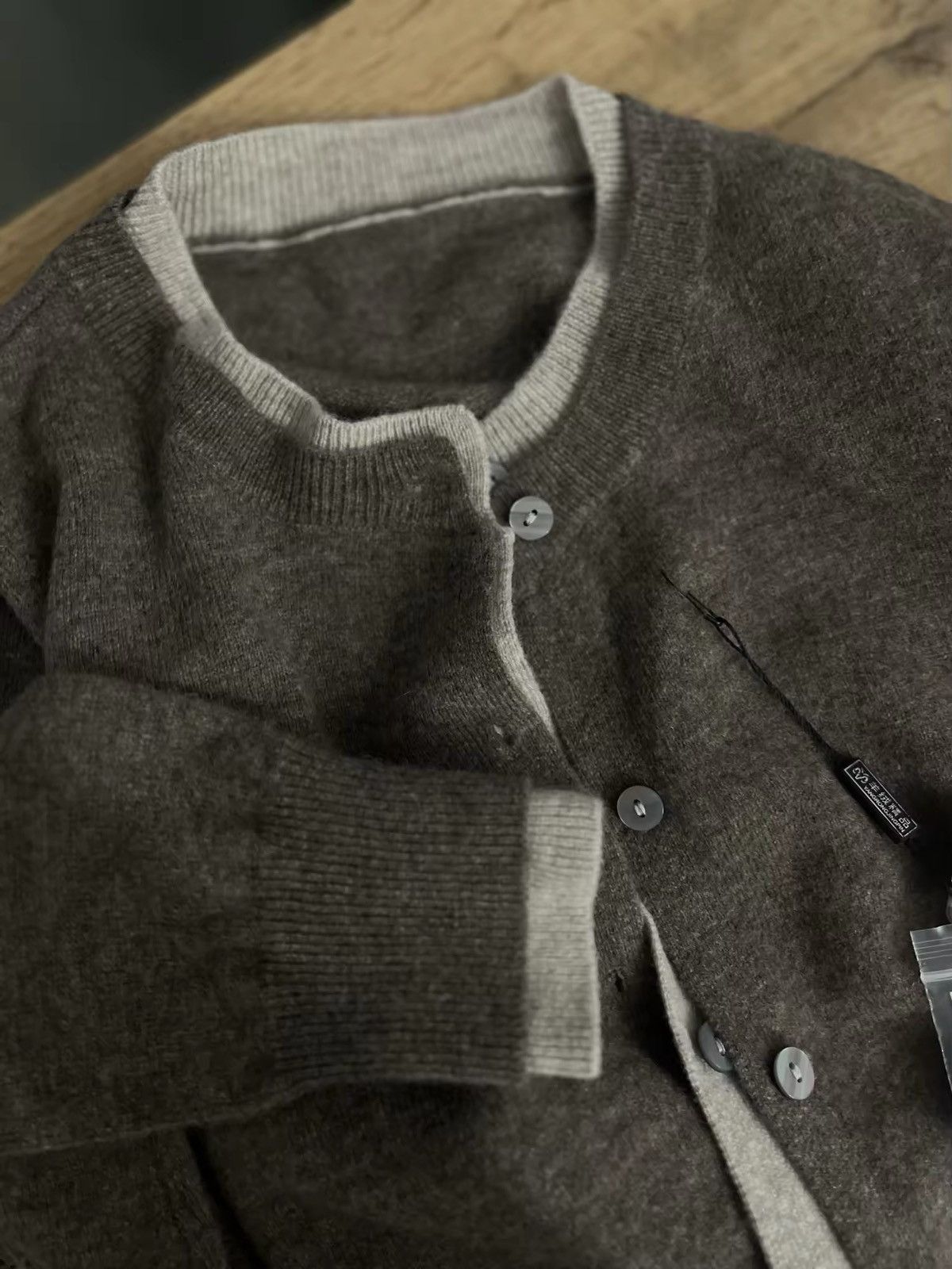 Japanese Brand × Vintage 100% pure cashmere sweater cardigan Size US M / EU 48-50 / 2 - 5 Thumbnail
