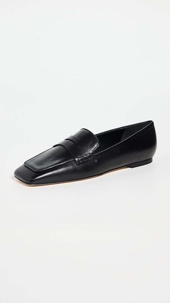 aeyde o1s22i1n0925 Maso Tommas Loafers in Black Size US 7 / IT 37 - 1 Thumbnail