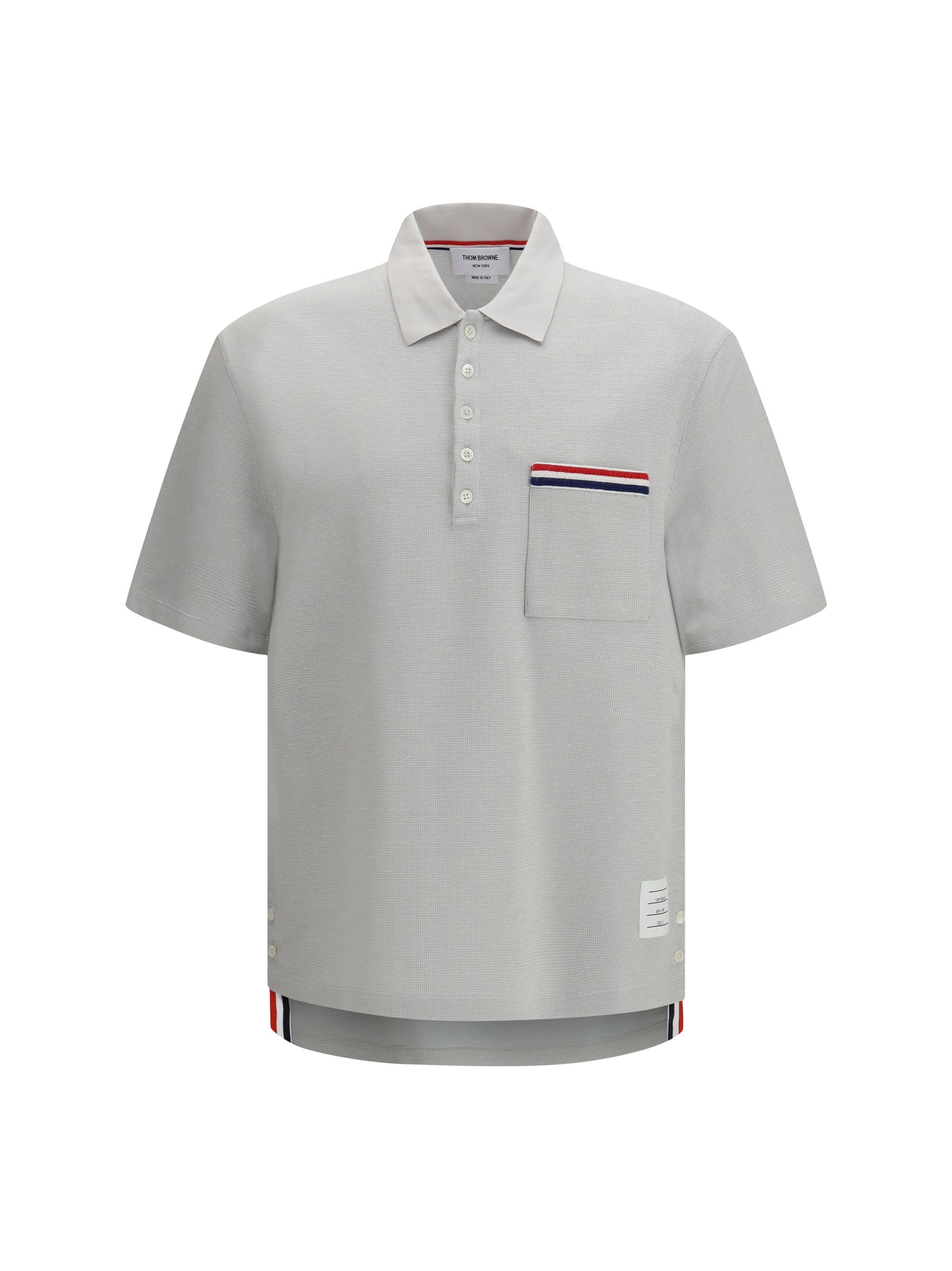 Thom Browne Short-sleeve Polo with chest pocket Size US S / EU 44-46 / 1 - 1 Thumbnail