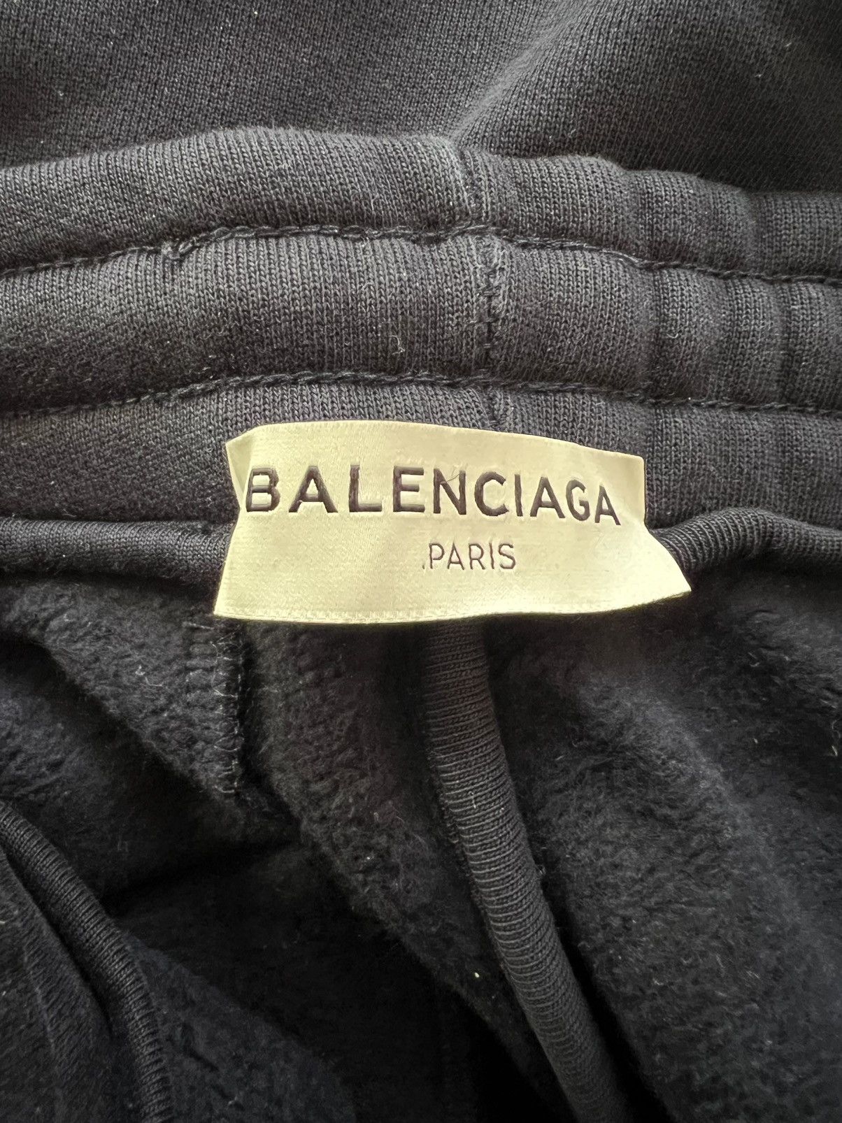 Balenciaga Balenciaga Spellout Side Adjustable Waist Jogger Navy L Size US 39 - 10 Thumbnail