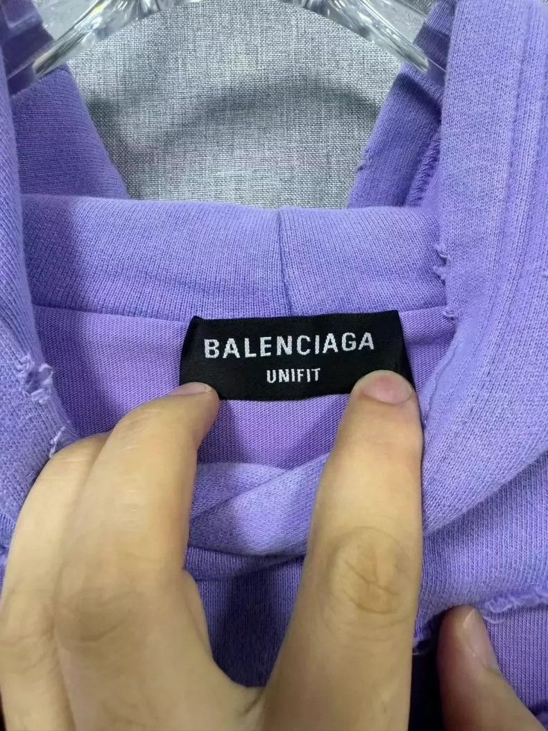 Balenciaga Balenciaga Purple Sabotage Hoodie Size US XS / EU 42 / 0 - 4 Thumbnail