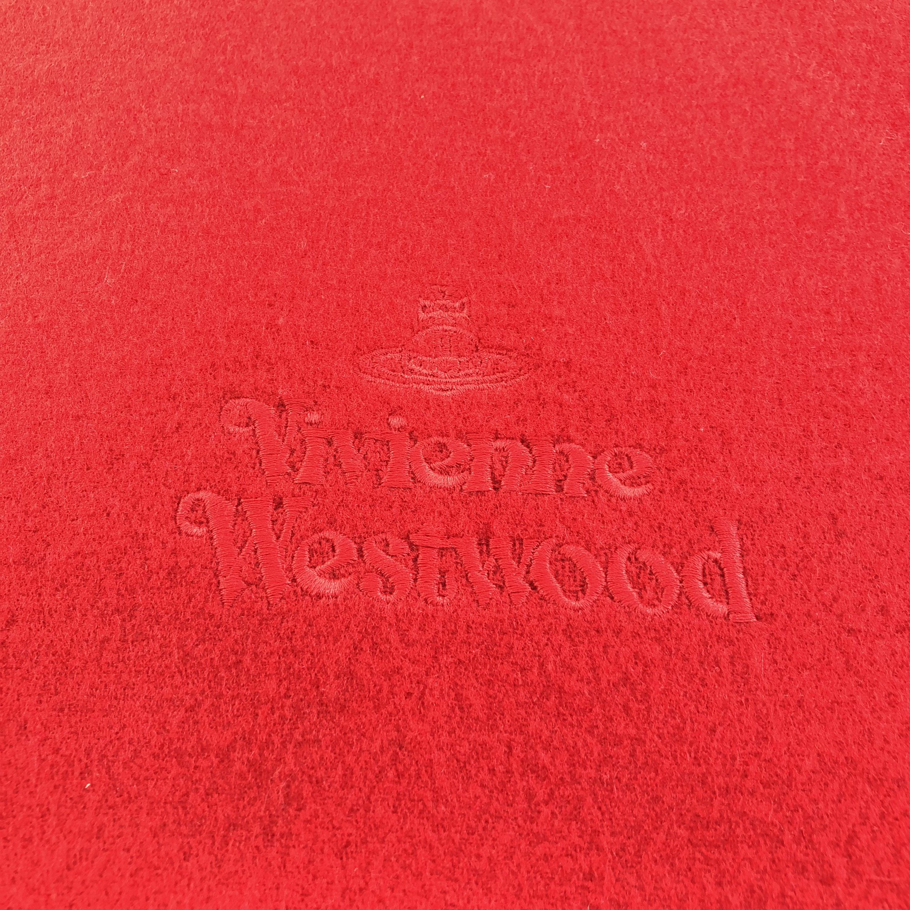 Vivienne Westwood Vivienne Westwood Wool Scarf Muffler V1791 Size ONE SIZE - 4 Thumbnail