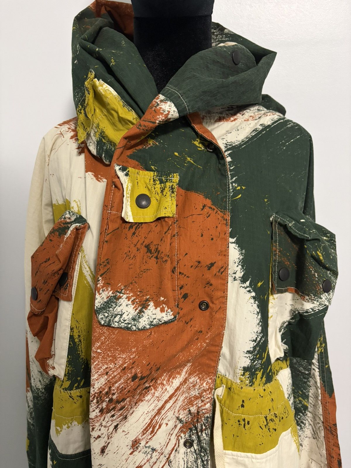 Kapital Kapital Multi-Color Paint Splatter Hooded Jacket Size US M / EU 48-50 / 2 - 3 Thumbnail