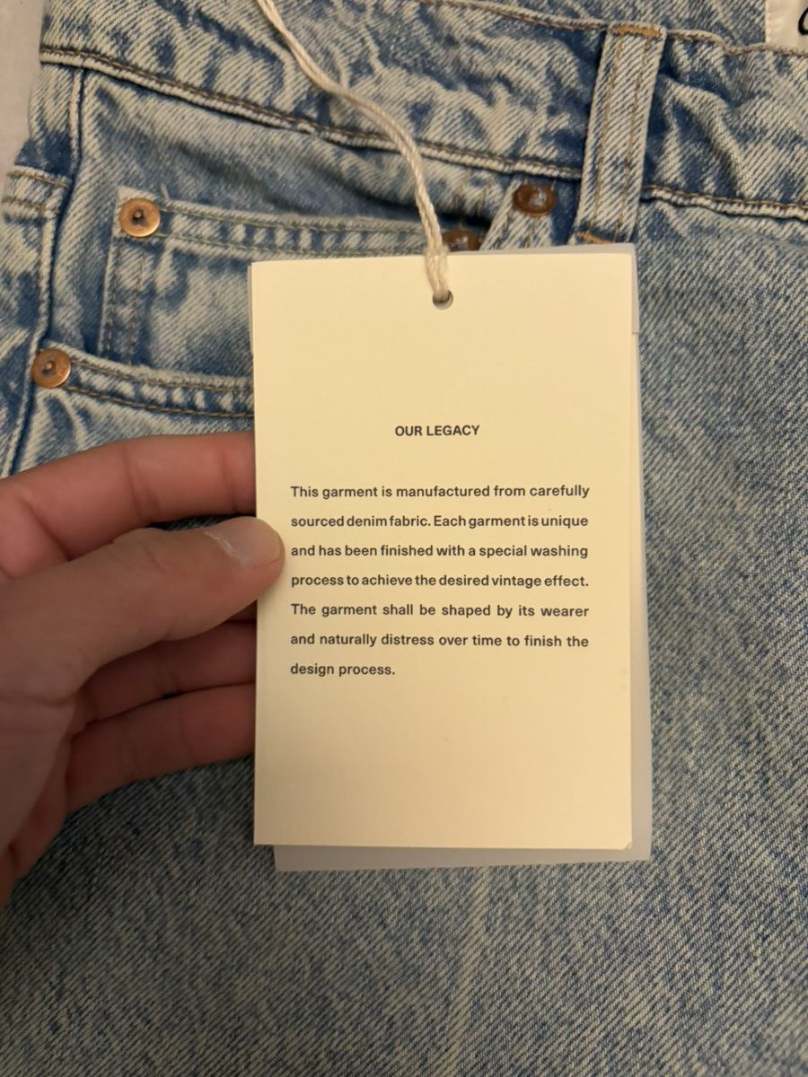 Our Legacy Our Legacy 70s Cut Beach Crease Denim Size US 31 - 2 Thumbnail