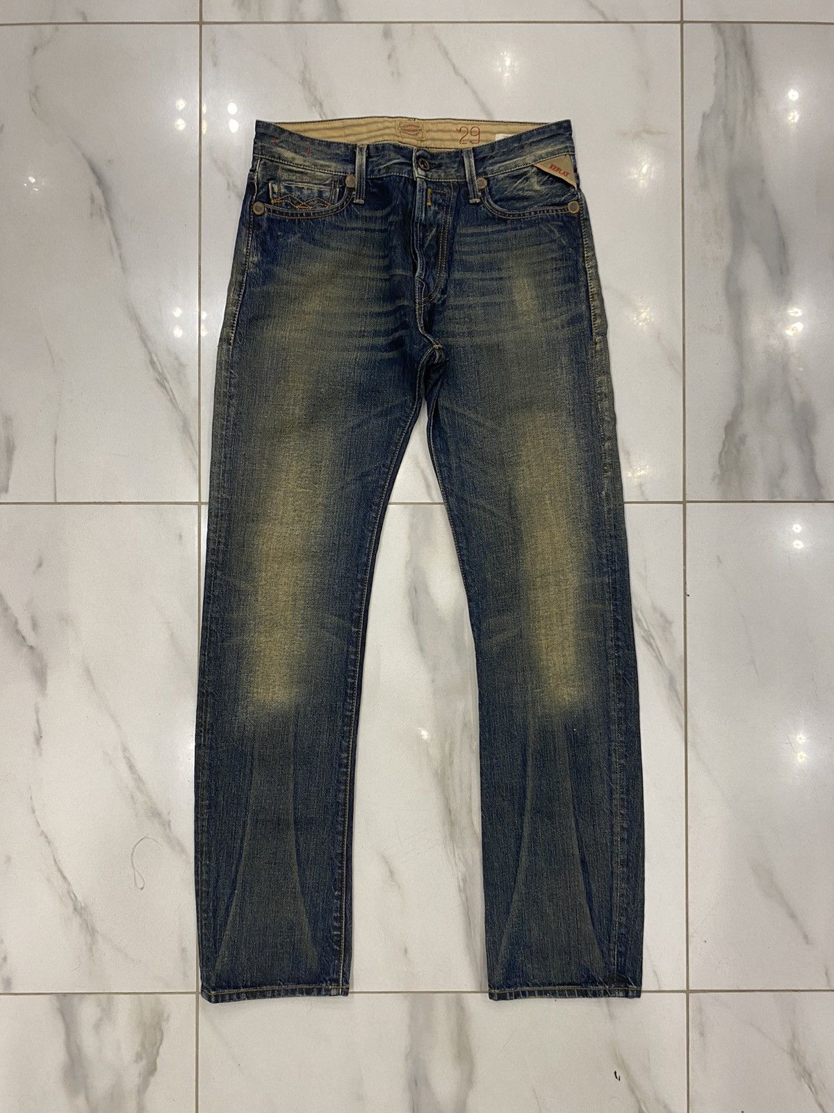 Replay Vintage replay mud wash denim pants Size US 30 / EU 46 - 1 Thumbnail