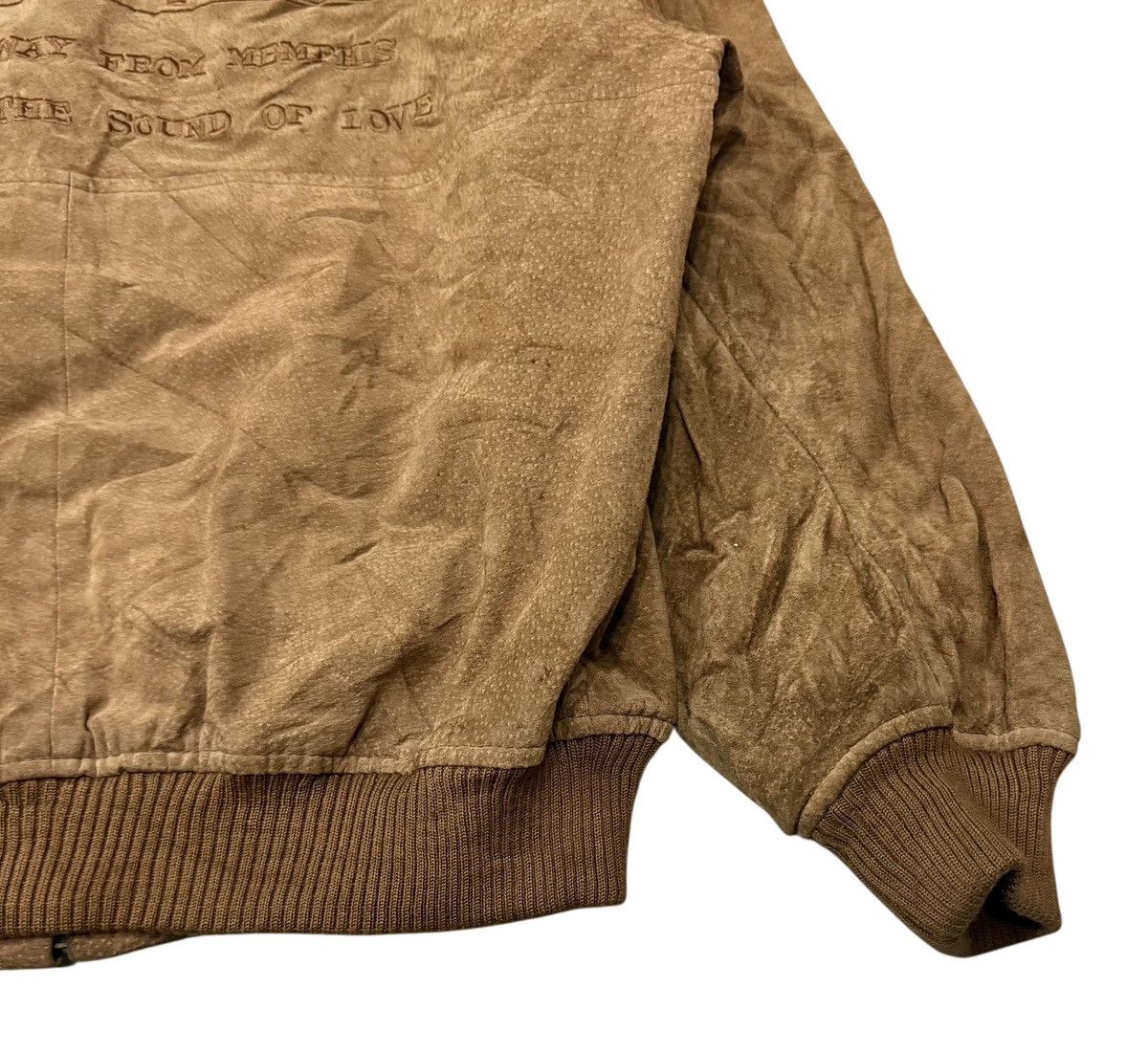 Leather ‼️RARE‼️Vintage Elvis Presley Pigskin Bomber Leather Jacket Size US L / EU 52-54 / 3 - 12 Thumbnail