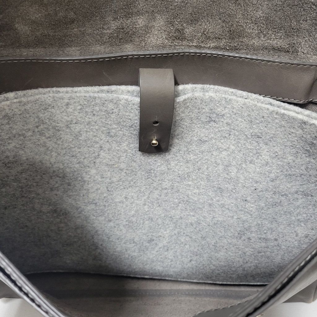 Skagen SKAGEN Men Gray Messenger Genuine Cowhide Leather Bag Size ONE SIZE - 11 Thumbnail