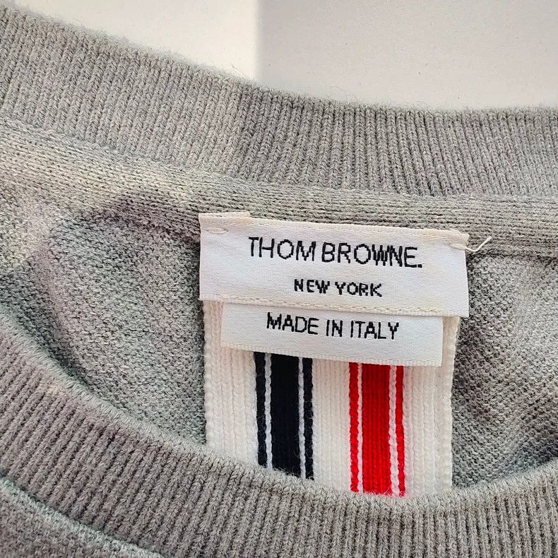Thom Browne Thom Browne Short sleeves with colored stripes on the back Size US S / EU 44-46 / 1 - 3 Thumbnail