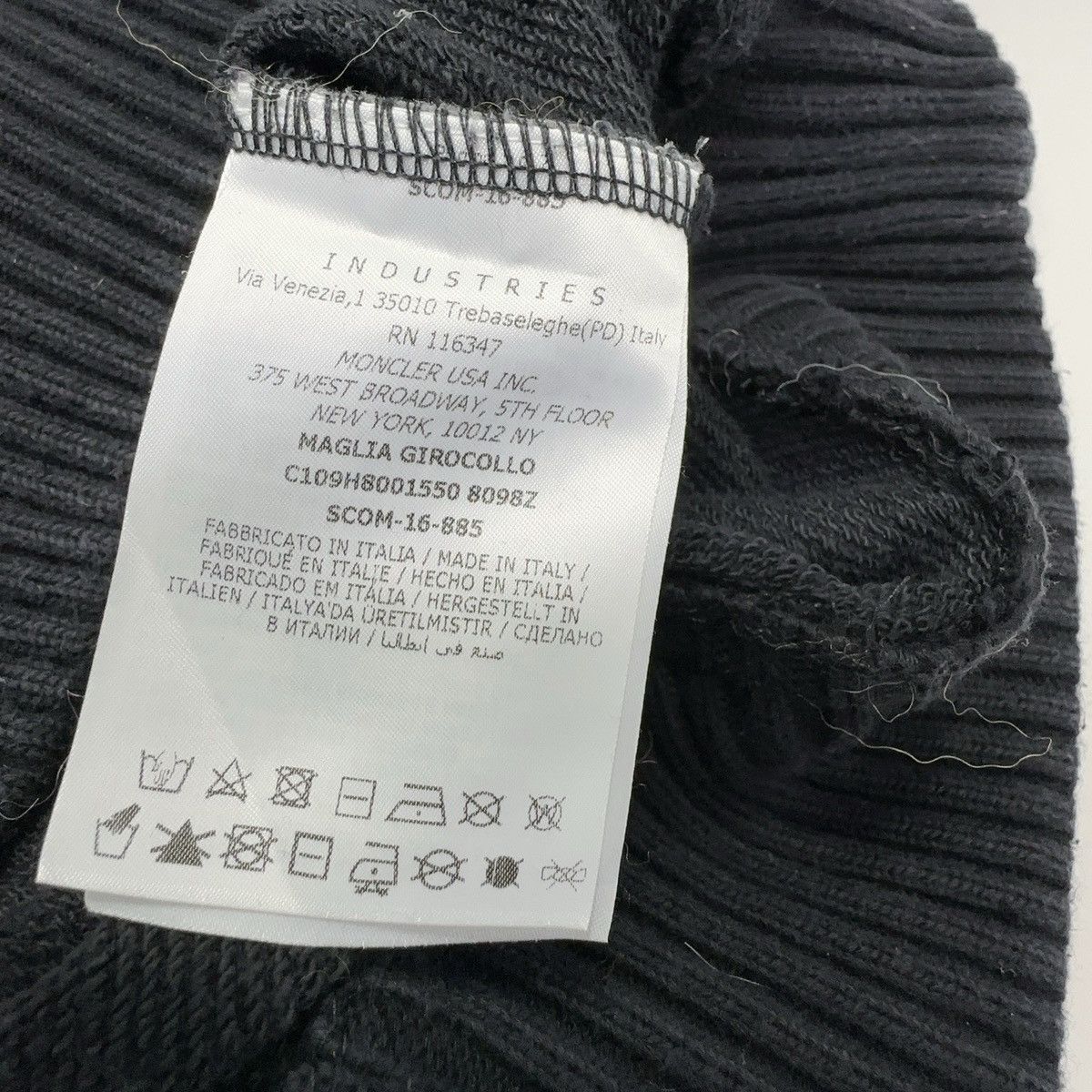 Moncler × Off-White Moncler x Off-White Black Swan Crew Sweatshirt Size US S / EU 44-46 / 1 - 3 Thumbnail