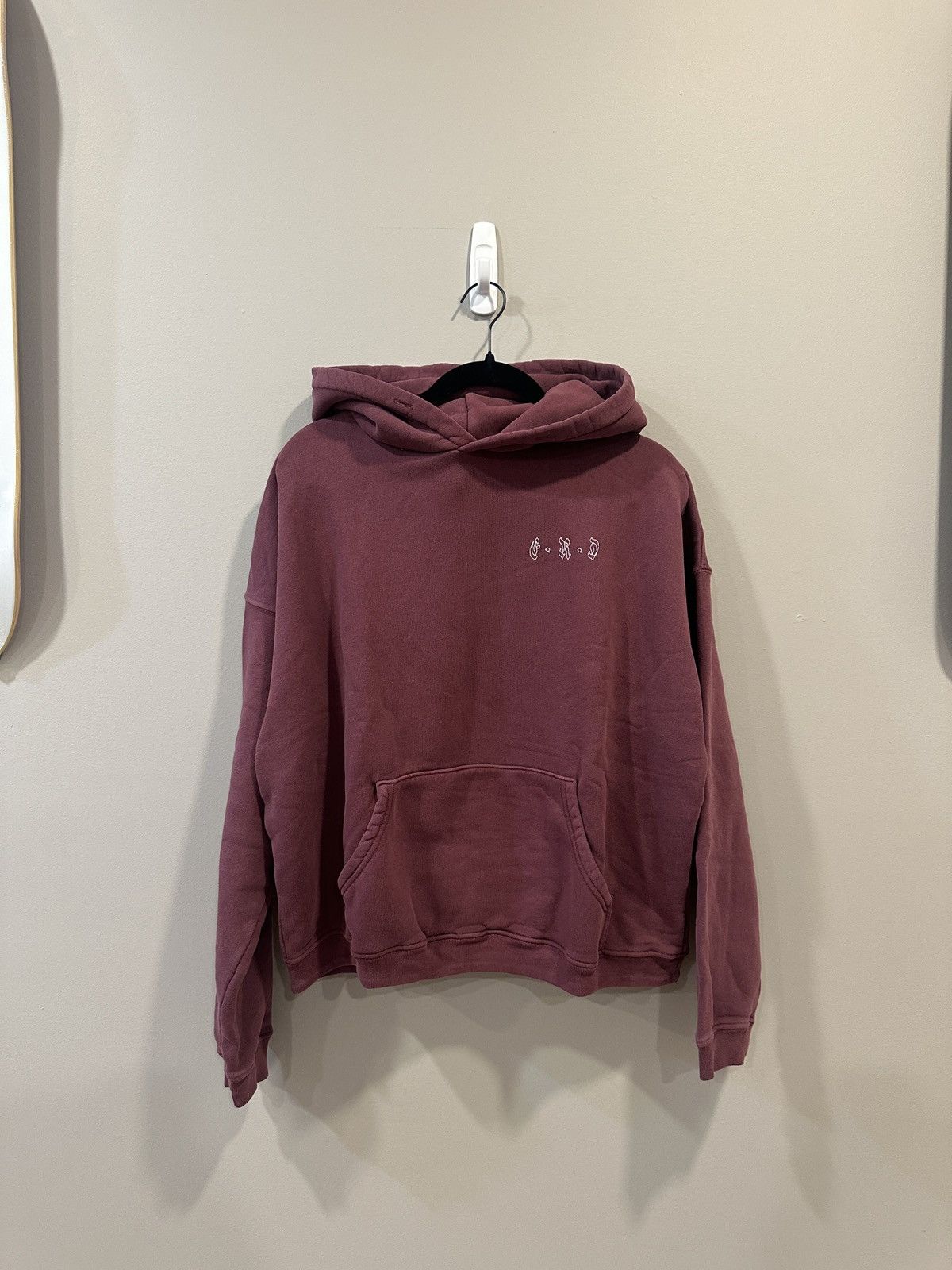 Enfants Riches Deprimes ERD Burgundy Embroidered Hoodie Size US XS / EU 42 / 0 - 1 Thumbnail
