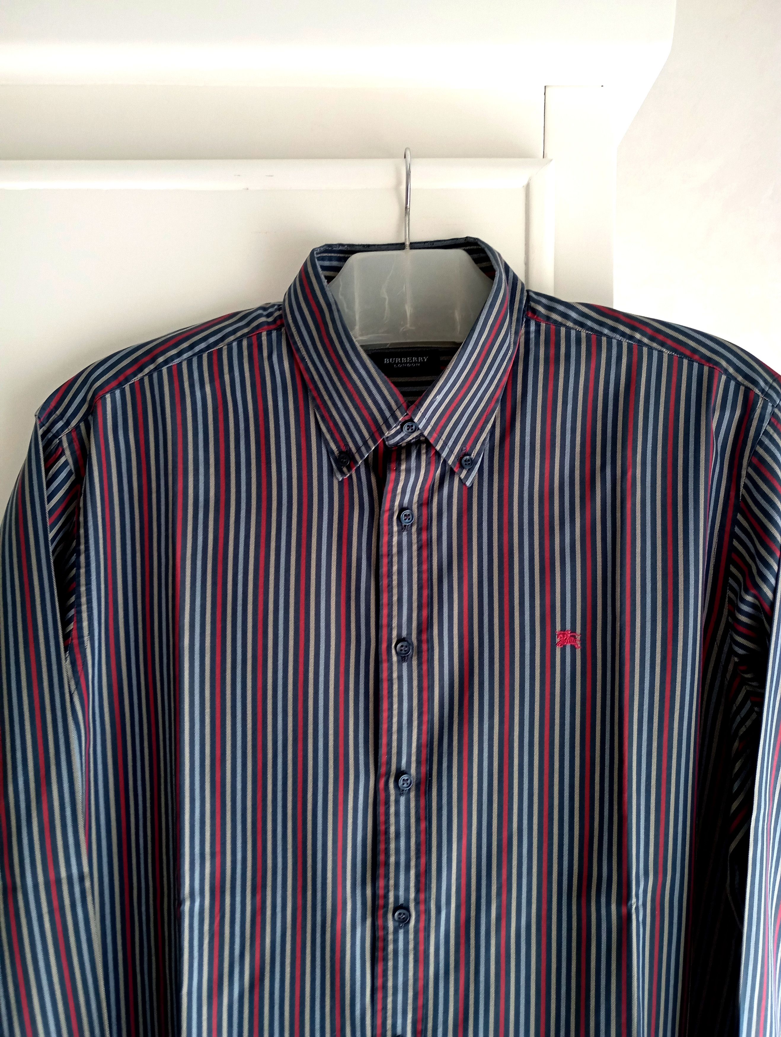 Burberry × Vintage Burberry London Shirt Long Sleeve Size L Size US L / EU 52-54 / 3 - 2 Thumbnail
