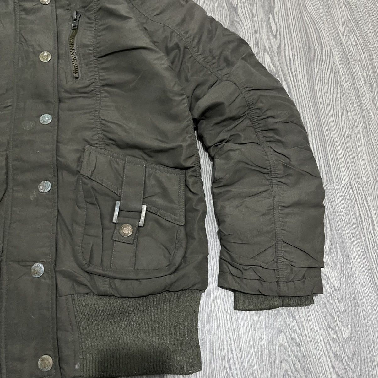 14th Addiction Dominion - Faux Fur Bono Bomber Down Jacket Lgb Style Size US M / EU 48-50 / 2 - 3 Thumbnail