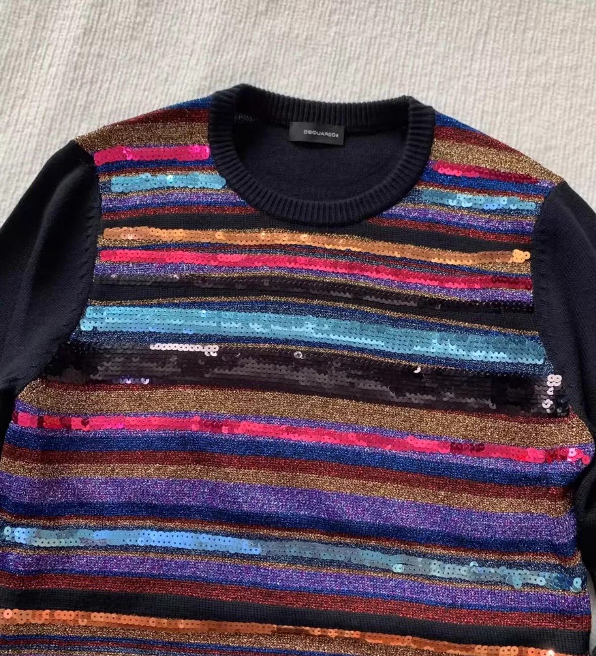 Dsquared2 DSQUARED2 Heavyweight Sequin Sweater K18 Size US M / EU 48-50 / 2 - 2 Thumbnail