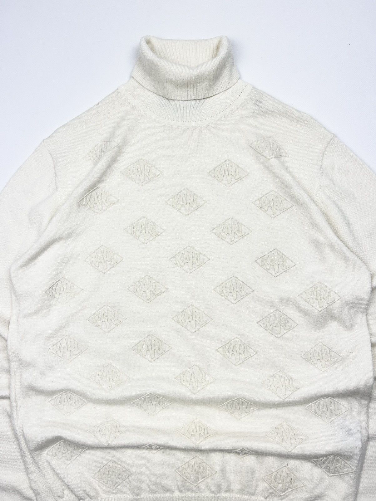 Chanel Rare Karl Lagerfeld Wool Monogram Logo Sweater Size US L / EU 52-54 / 3 - 5 Thumbnail