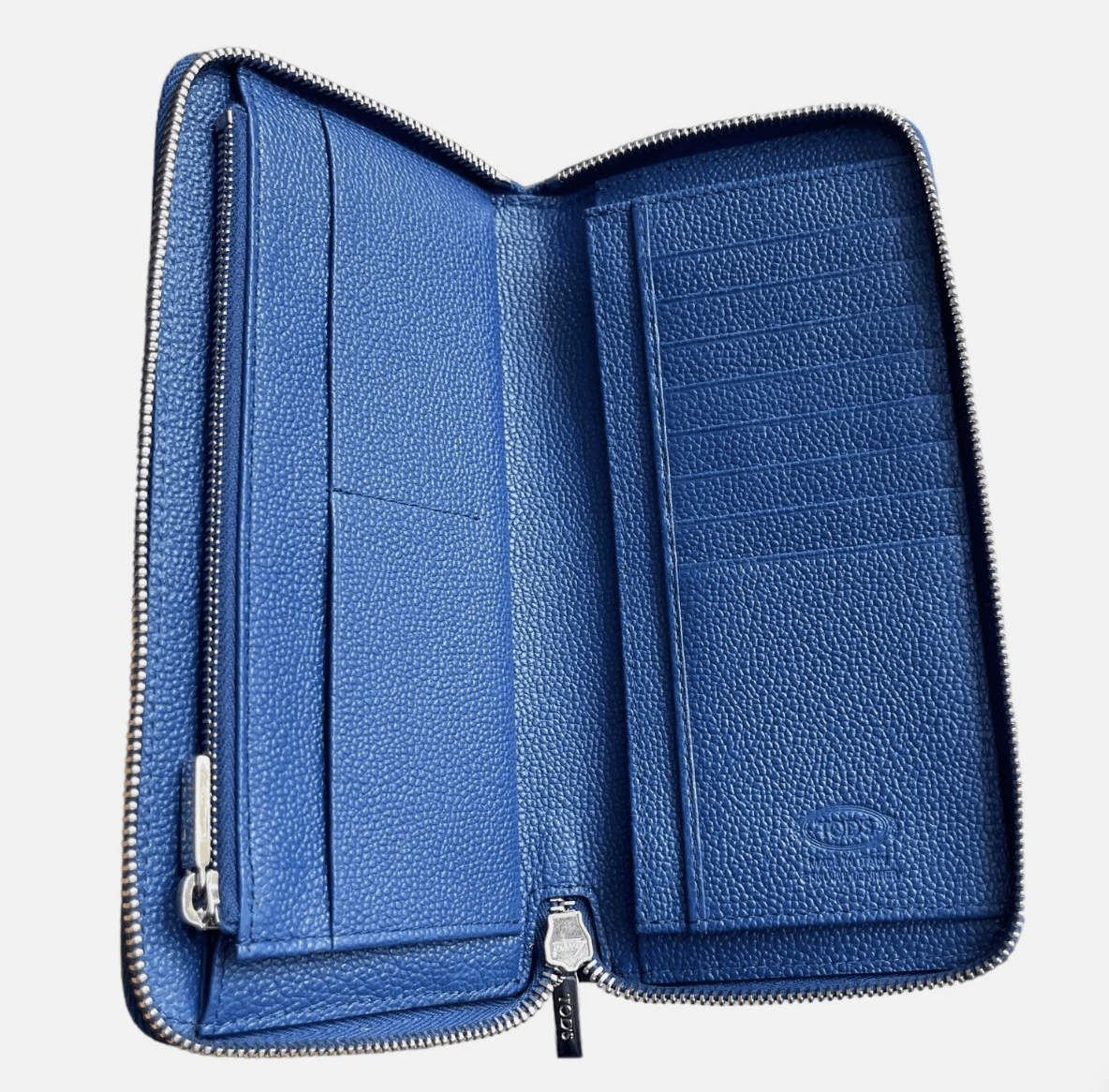 Tod's Tod's Italy Blue Zip Continental Wallet, XAMQCHA1400GPA7Q11 Size ONE SIZE - 3 Thumbnail