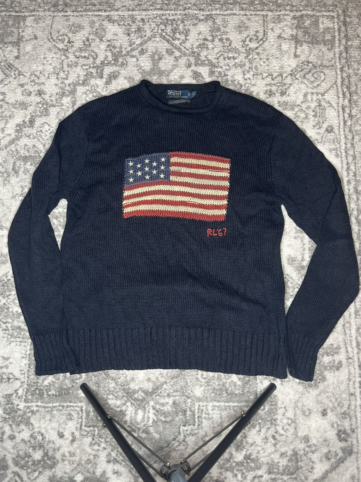 Polo Ralph Lauren × Ralph Lauren Sweaters Poli Ralph Lauren Vintage Size US L / EU 52-54 / 3 - 1 Thumbnail