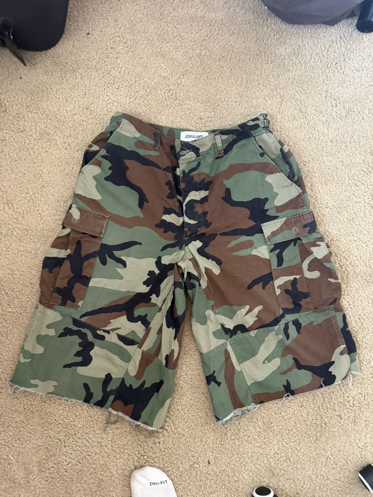 パンツ JOSHUA JAMAL camo shorts M WOODLAND CAMO NBHD SHORT – JOSHUA JAMAL