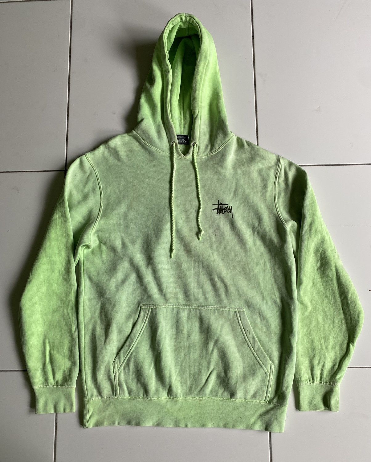 Stussy Stussy Faded Green Hoodies Size US S / EU 44-46 / 1 - 2 Thumbnail