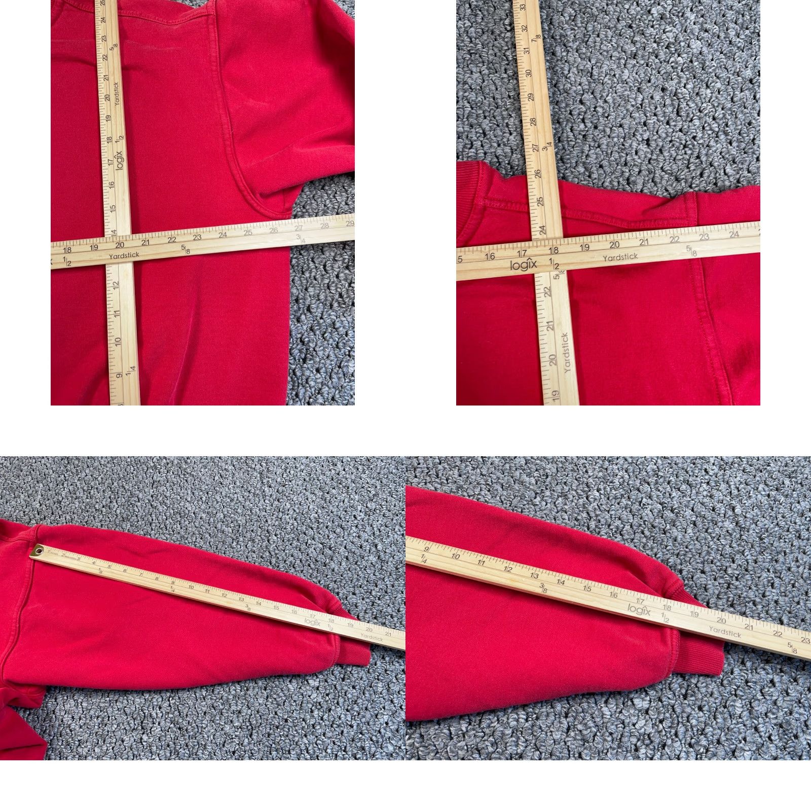 Russell Athletic VINTAGE Distressed Russell Athletic Pluma Sweatshirt Adult 2X Red Crewneck Heavy Cotton-Polyester Blend Mens Sweatshirt 90s Retro Size US XXL / EU 58 / 5 - 9 Thumbnail