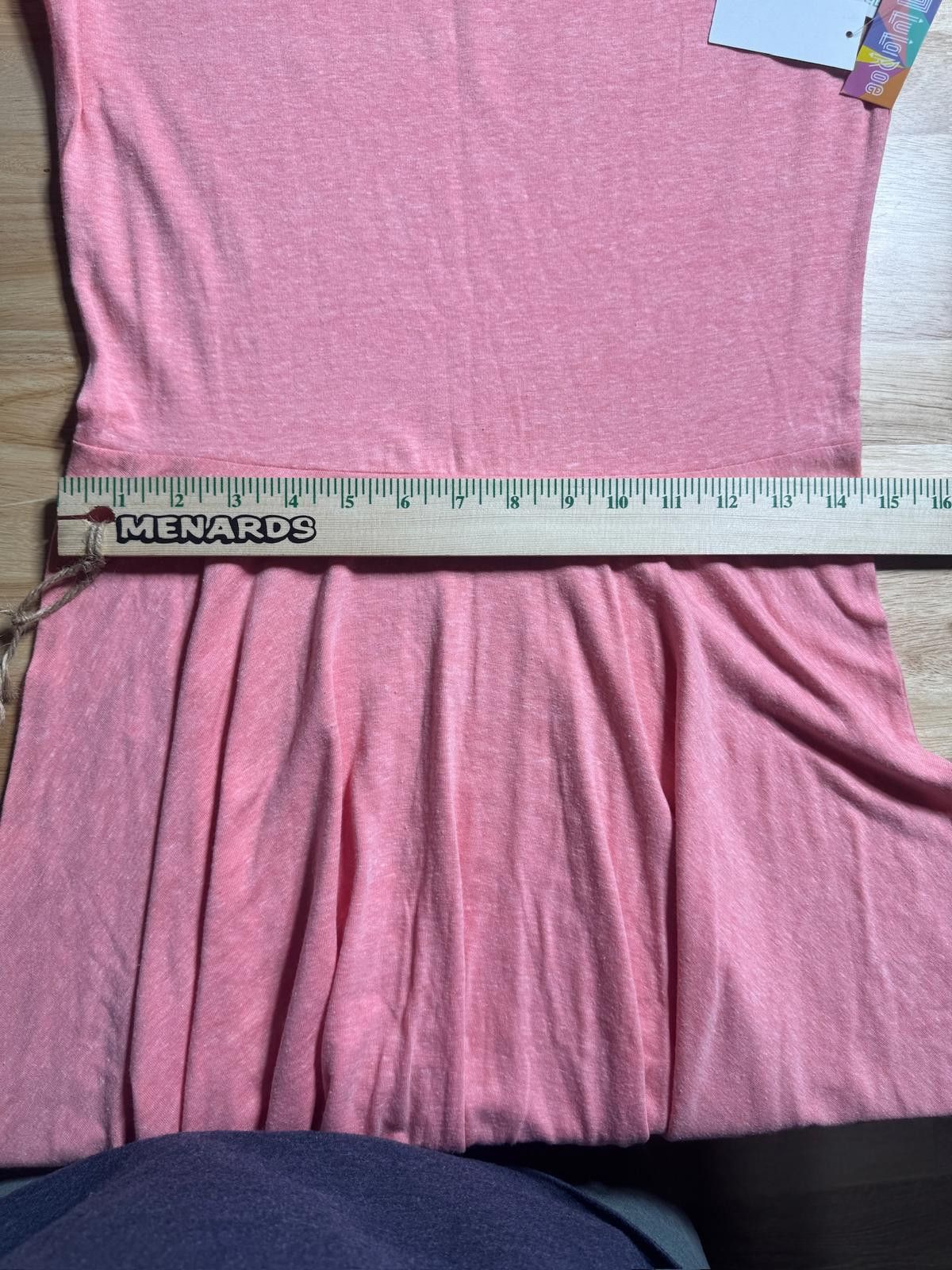 Designer New LuLaRoe Women's Midi Dress Pink Scoop Neck Size M / US 6-8 / IT 42-44 - 4 Thumbnail