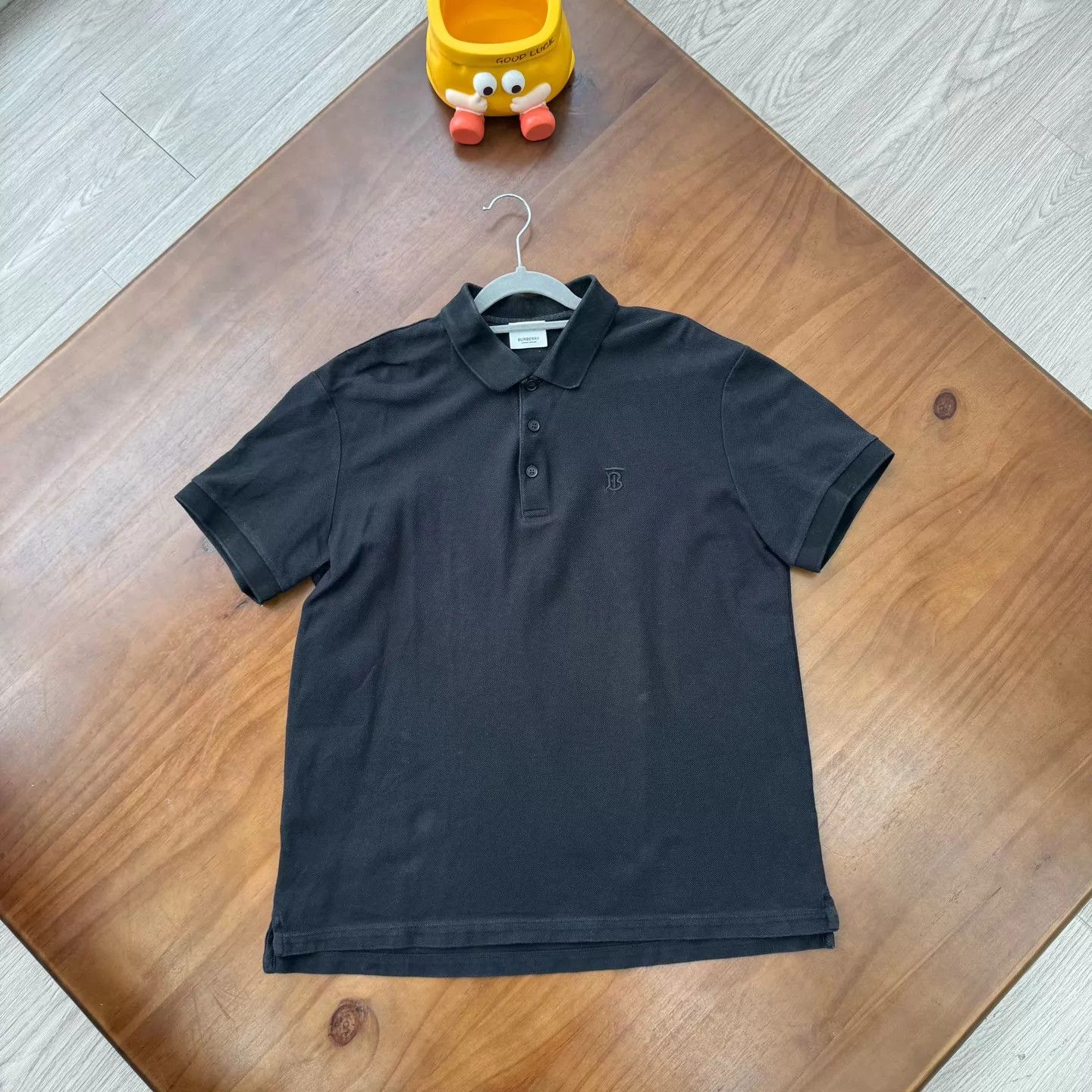 Burberry Burberry Black Logo Polo Shirt L Size US L / EU 52-54 / 3 - 1 Thumbnail