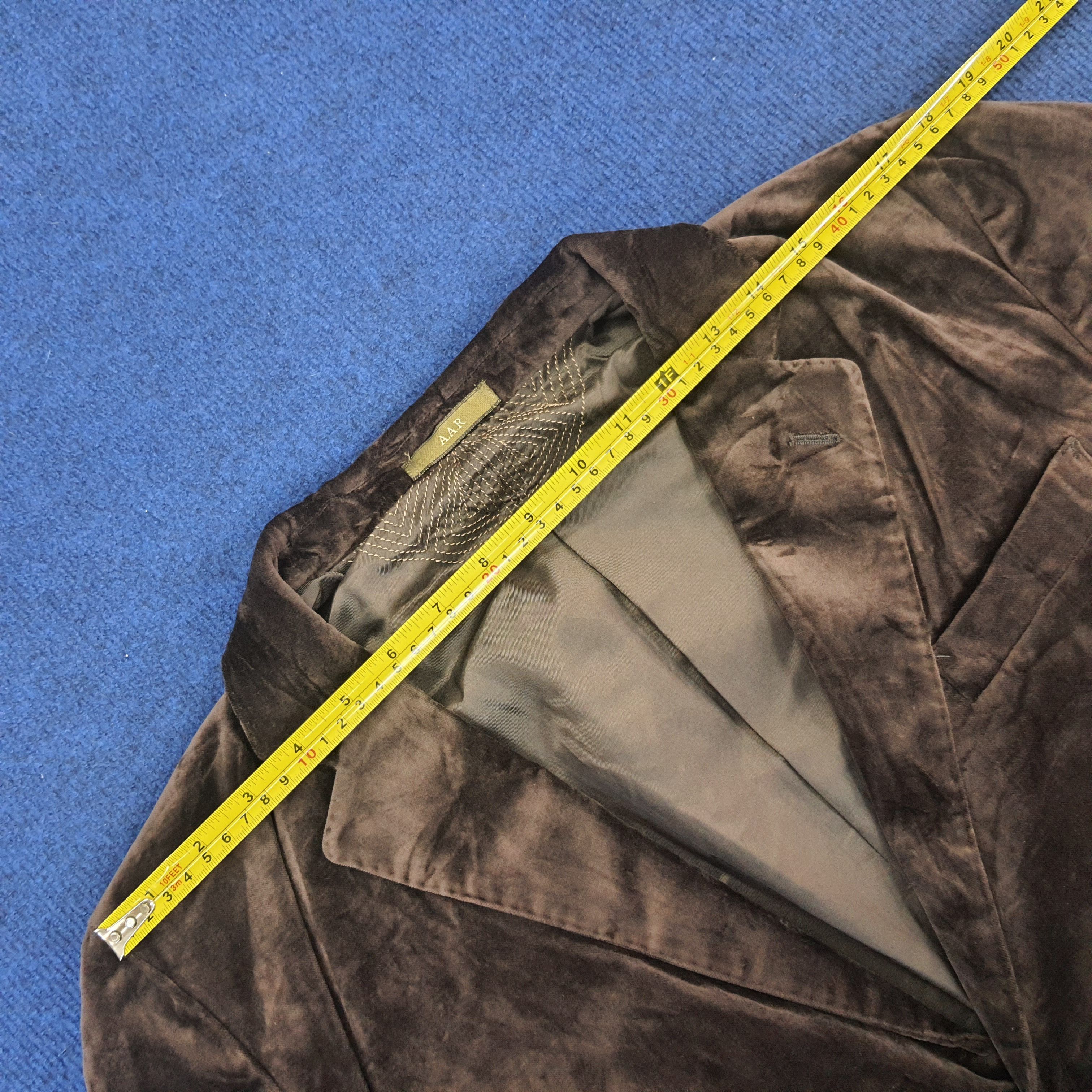 Japanese Brand × Vintage × Yohji Yamamoto Vintage A.A.R Yohji Design Studio Velvet Blazer Size US M / EU 48-50 / 2 - 9 Thumbnail