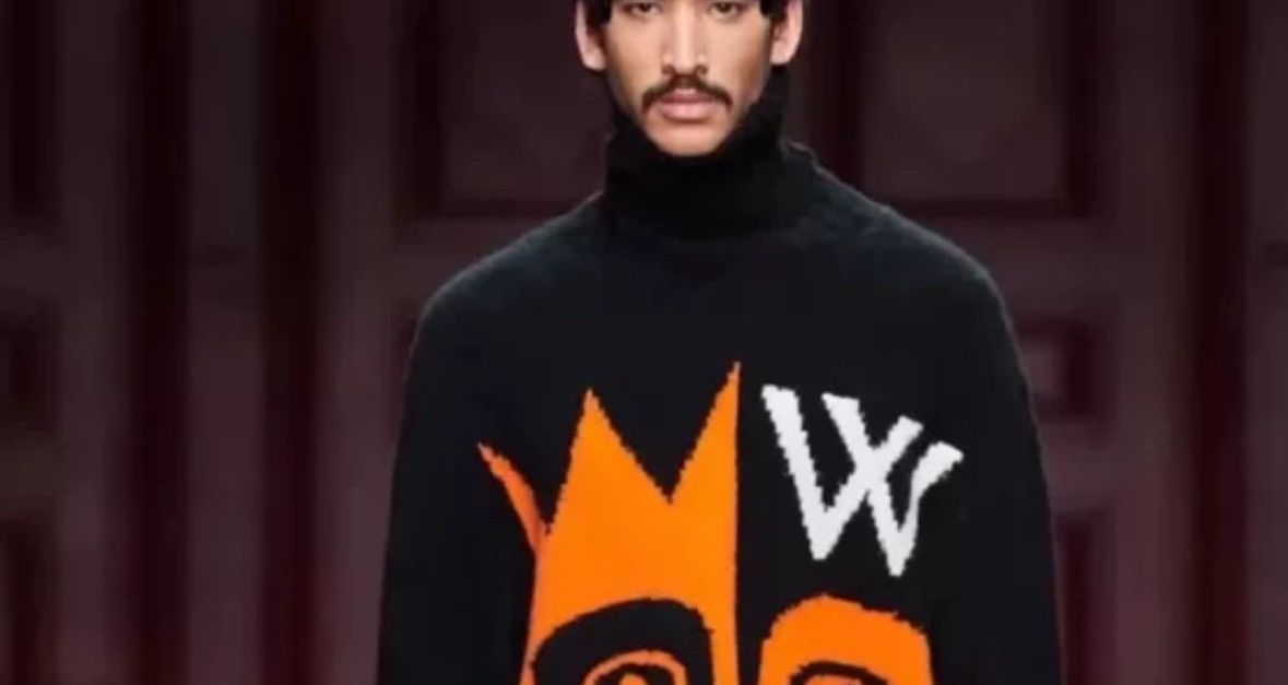Walter Van Beirendonck WALTER VAN BEIRENDINCK SKULL KNIT Skull Collar Sweater Size US L / EU 52-54 / 3 - 6 Thumbnail