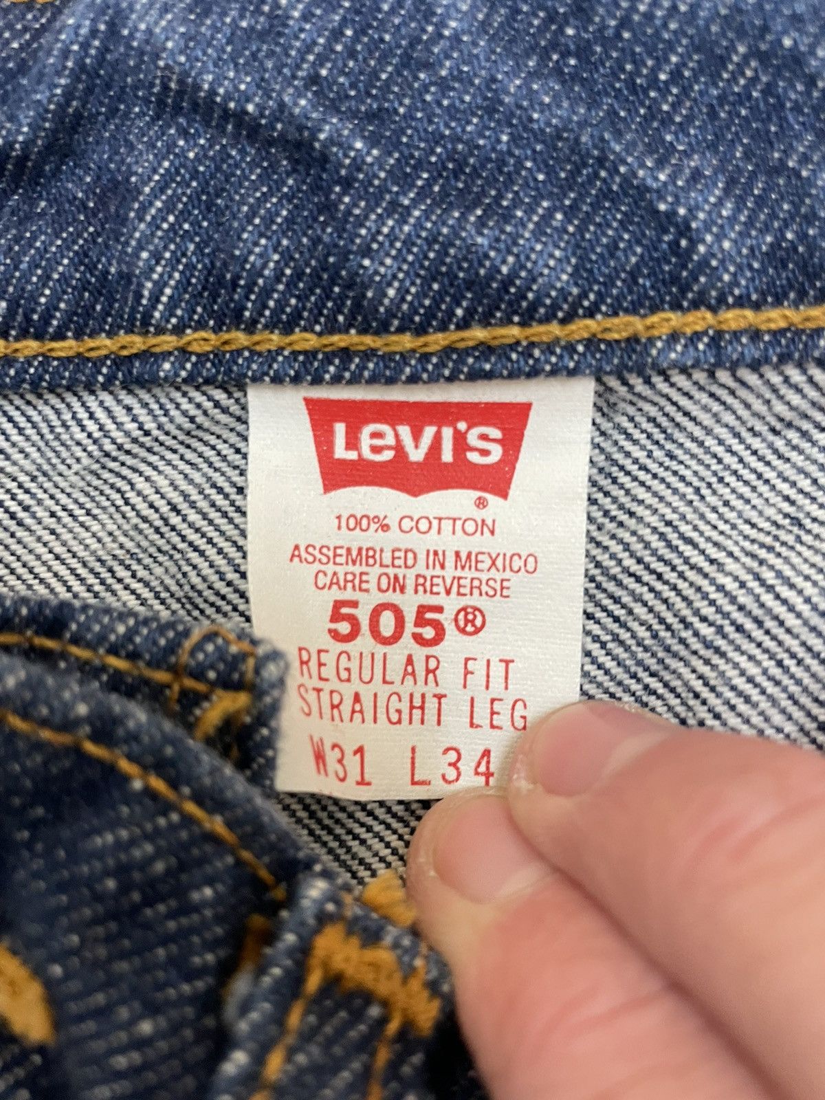 Levi's × Vintage VINTAGE RARE 80s Levi’s 505 Orange Tab jeans size 31x34 Size US 31 - 5 Thumbnail