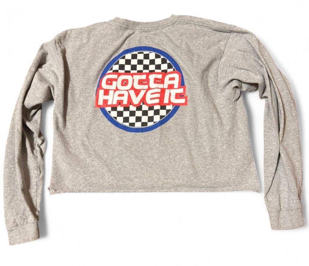 Pepsi Women's Pepsi Graphic Crop Top Long Sleeve T-Shirt, Size L Size L / US 10 / IT 46 - 2 Thumbnail