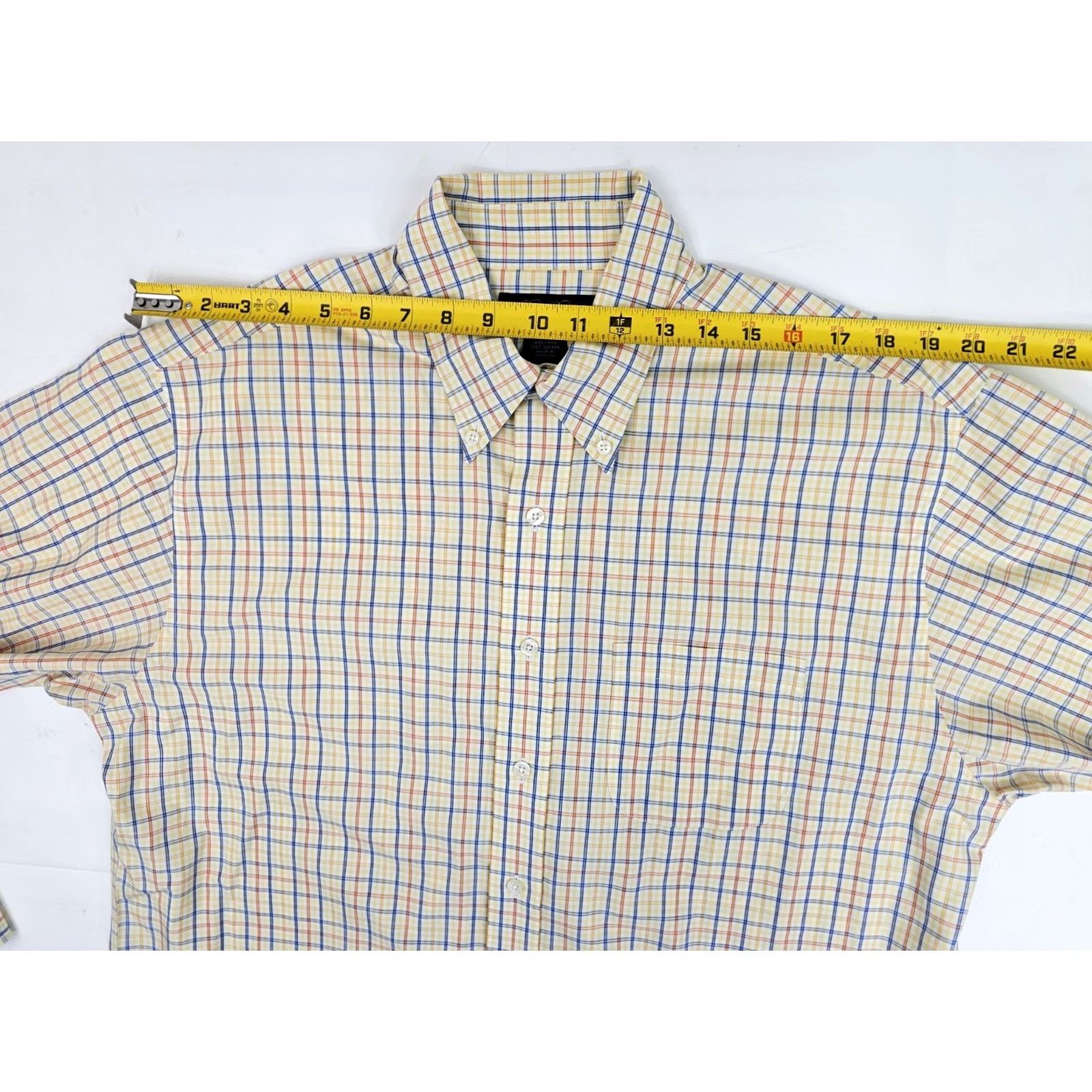 Brooks Brothers Brooks Brothers Multicolor Check Geometric Non-Iron Button-Down Shirt Men L Size US L / EU 52-54 / 3 - 5 Thumbnail