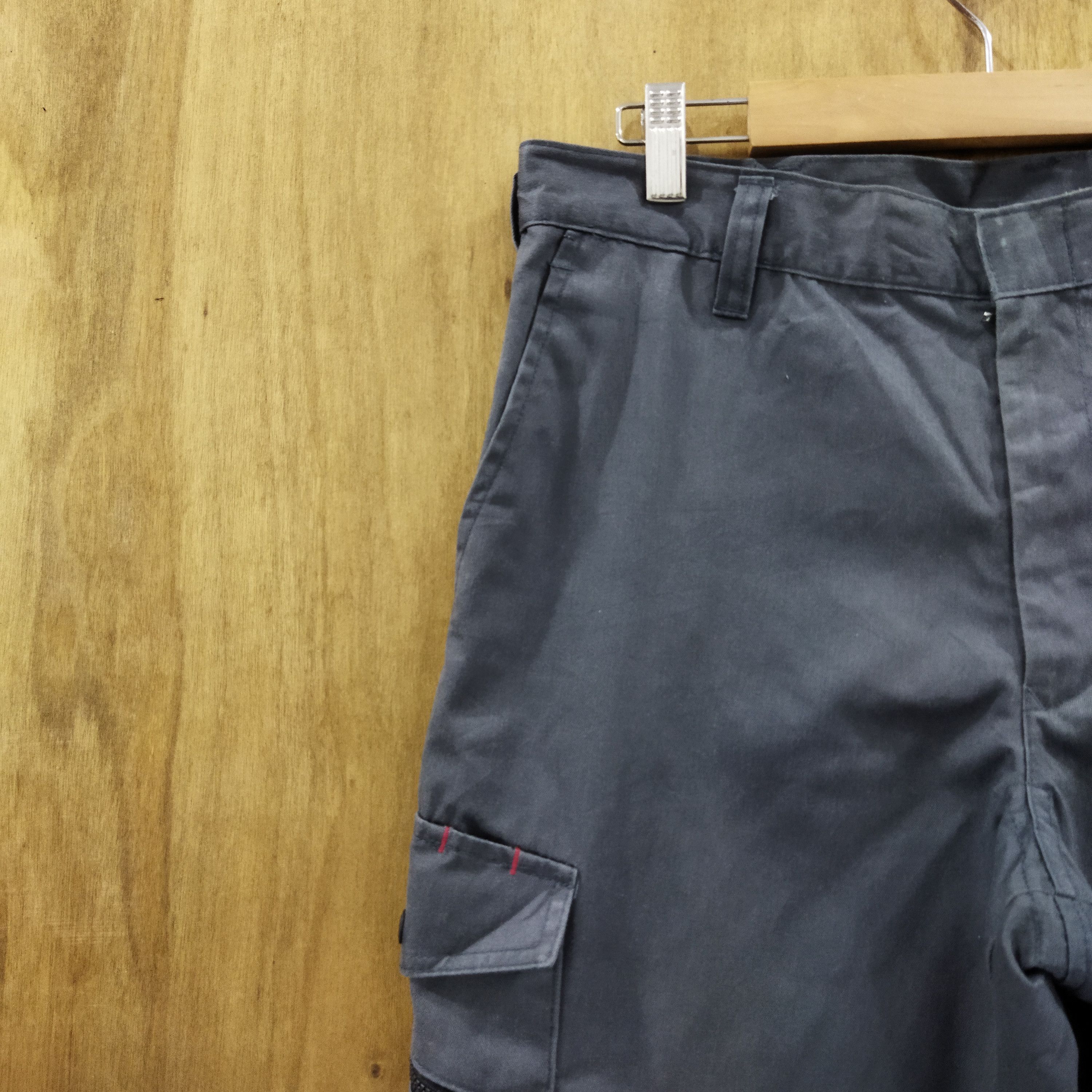 Japanese Brand W.IMPACK GREY CARGO PANTS Size US 34 / EU 50 - 4 Thumbnail