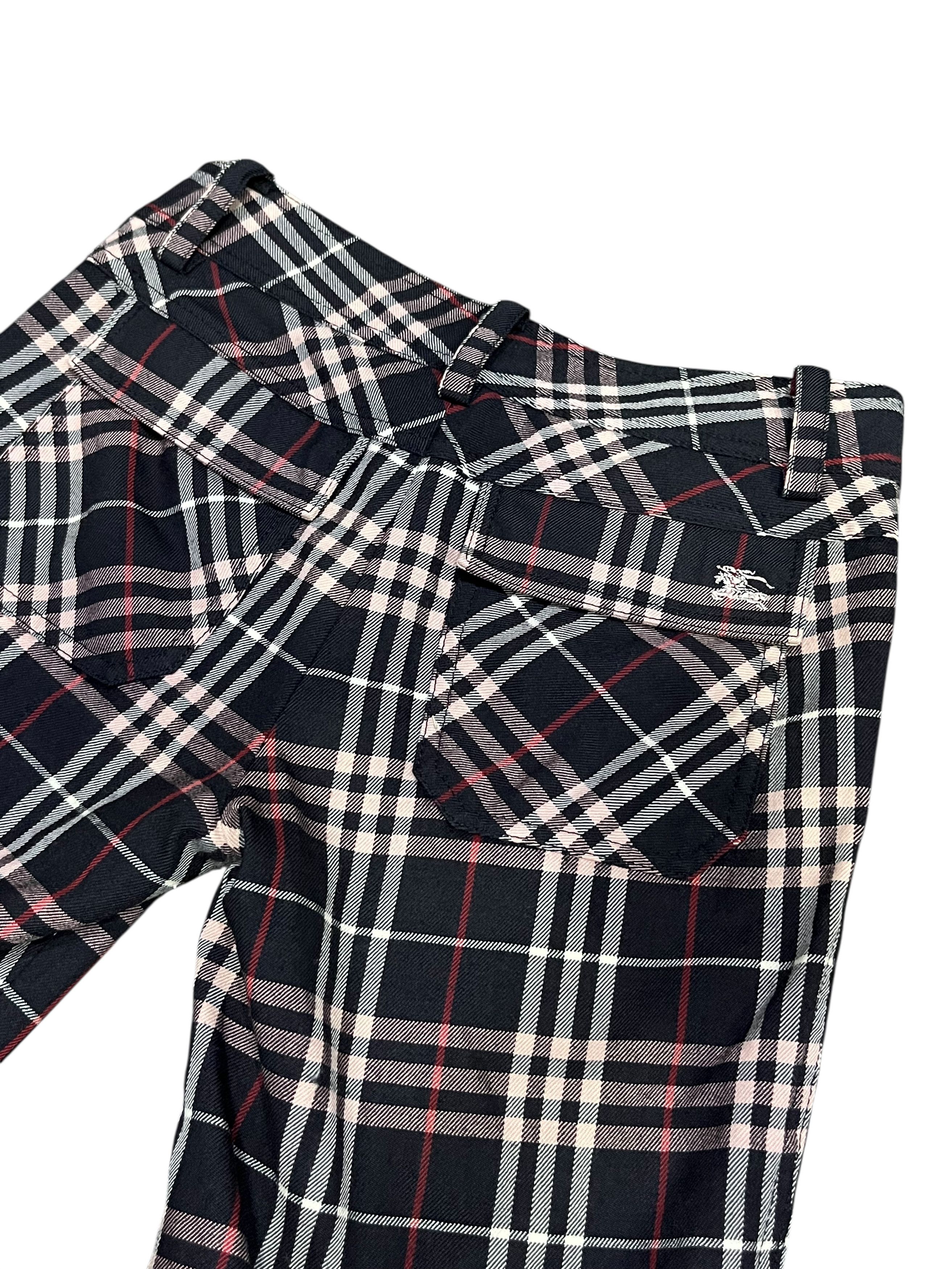Burberry 🔥 BURBERRY NOVA CHECK BLUE LABEL Japan Woman’s Wool Pants Size US 26 / EU 42 - 5 Thumbnail